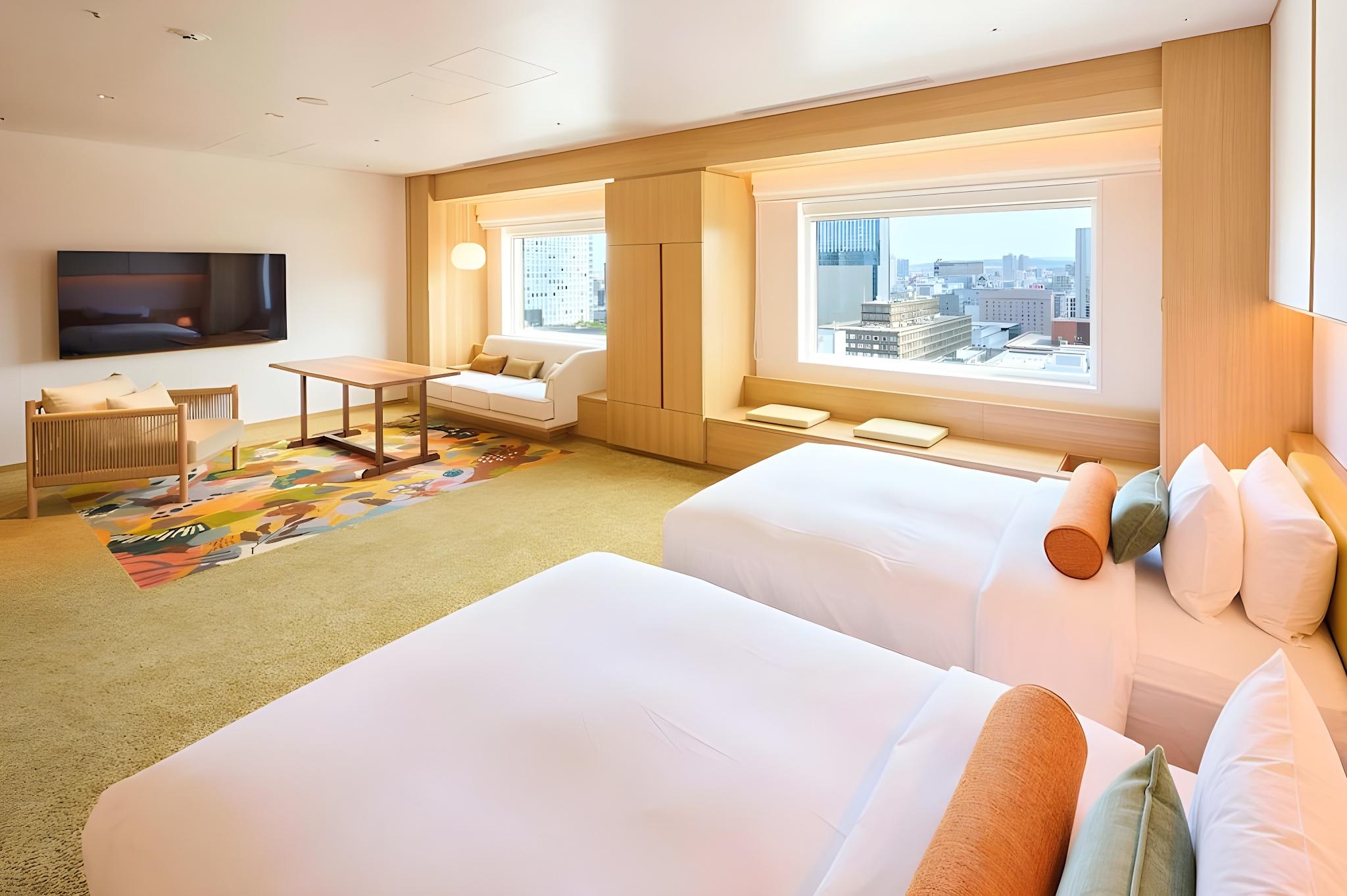 Plaza, Style, Suite, 2 Double Beds, Plaza Floor