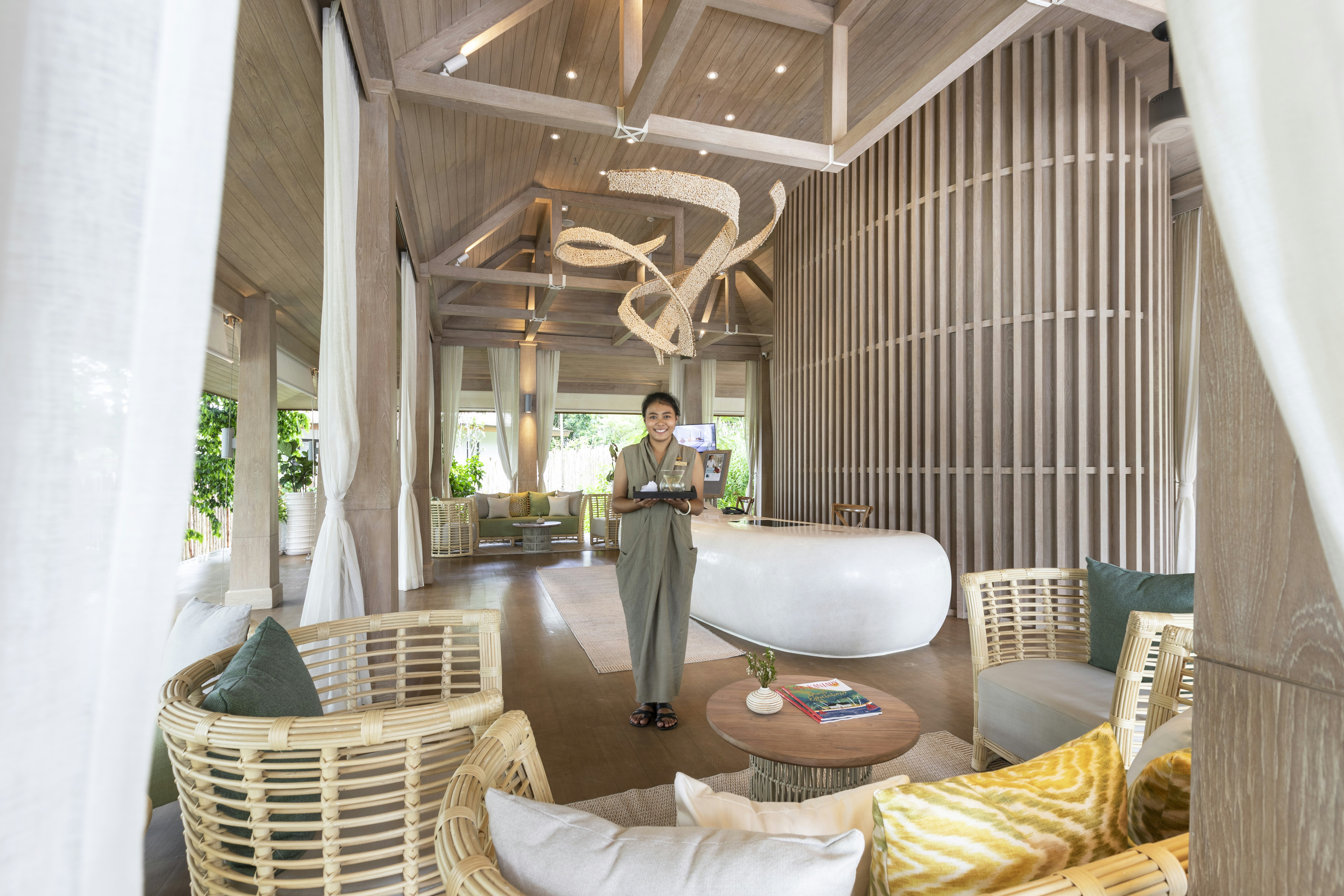 Lobby at Cape Fahn Hotel Samui, BOPHUT