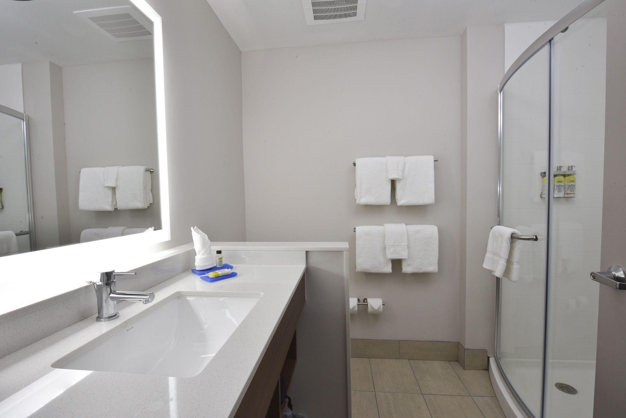 جناح بسرير كينج مع أريكة بمنطقة جلوس، Holiday Inn Express & Suites Orlando - Lake Nona Area 4/5