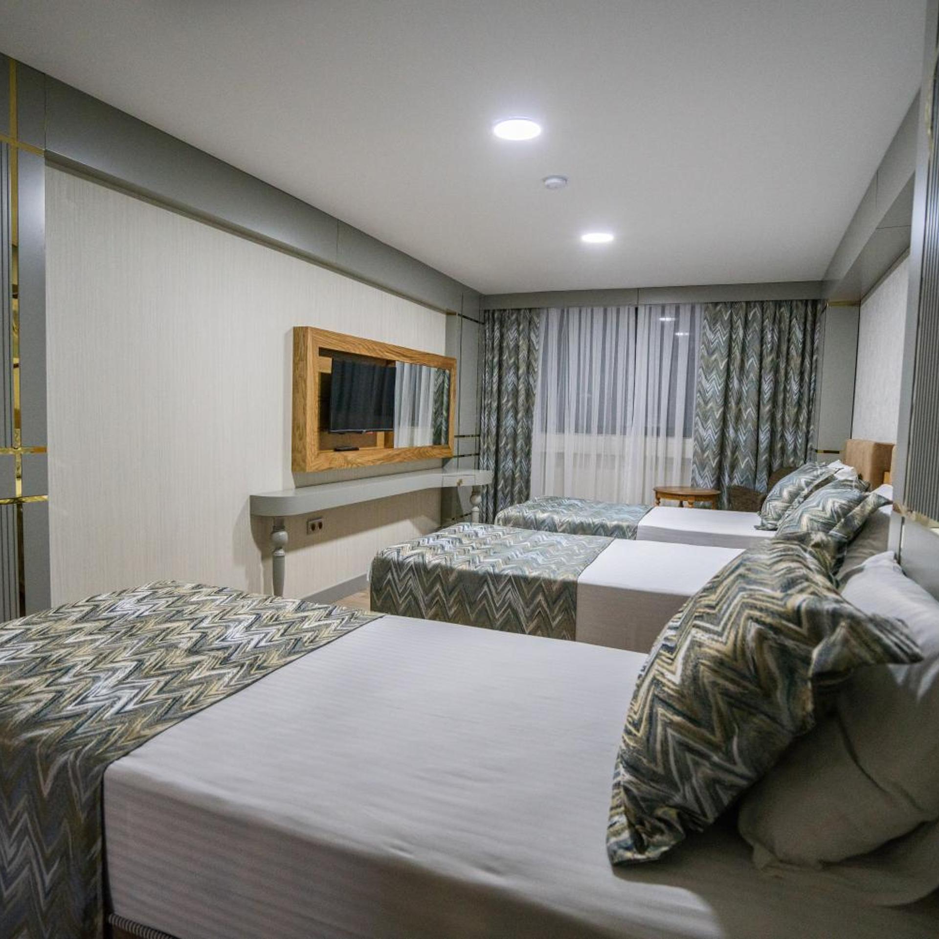 غرفة كومفورت ثلاثية، Lion City Hotel Kizilay 8/9