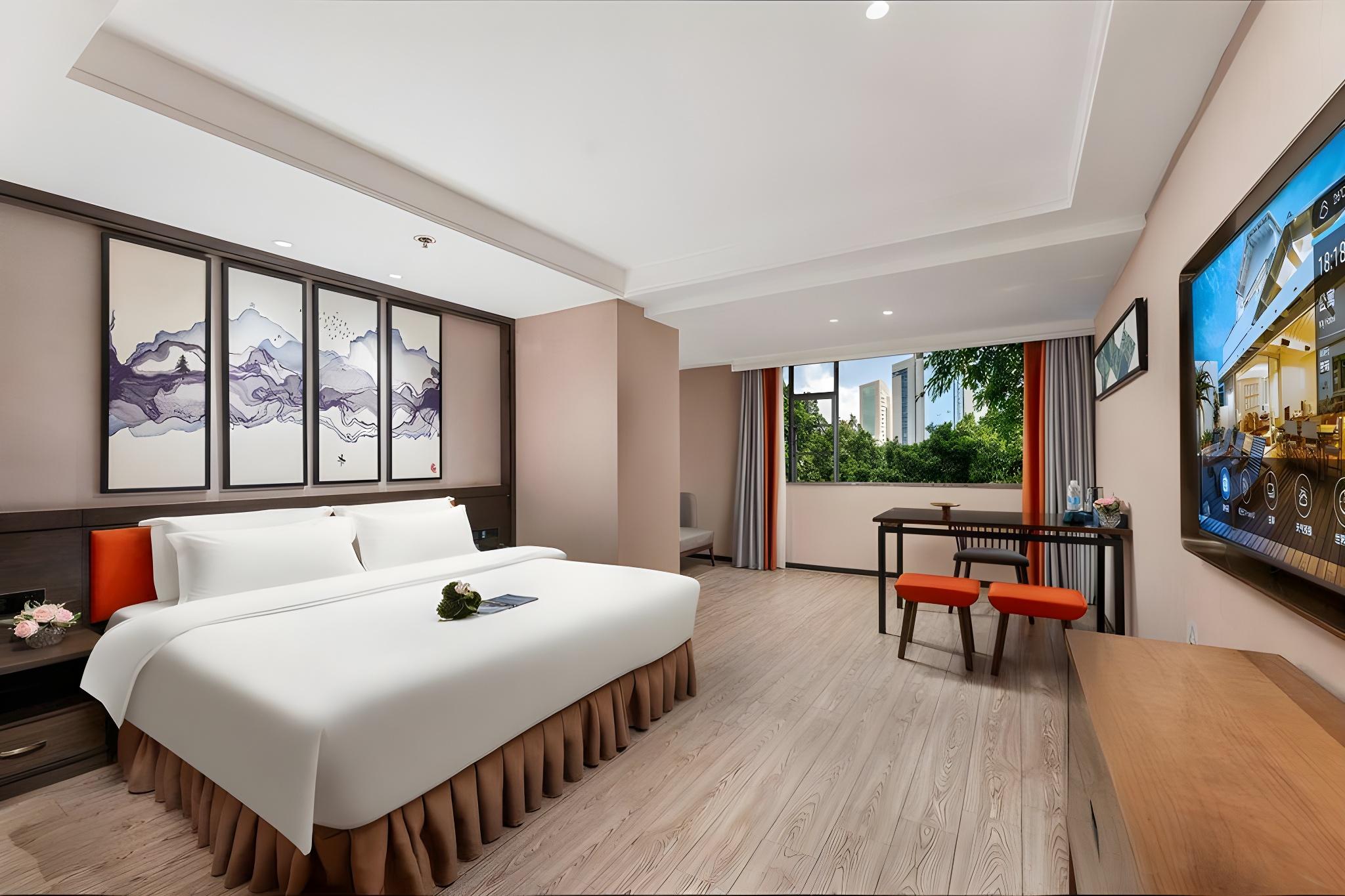 غرفة سوبيريور بسرير كوين، INSAIL HOTEL Guangzhou Beijing Road Pedestrian Street 3/4