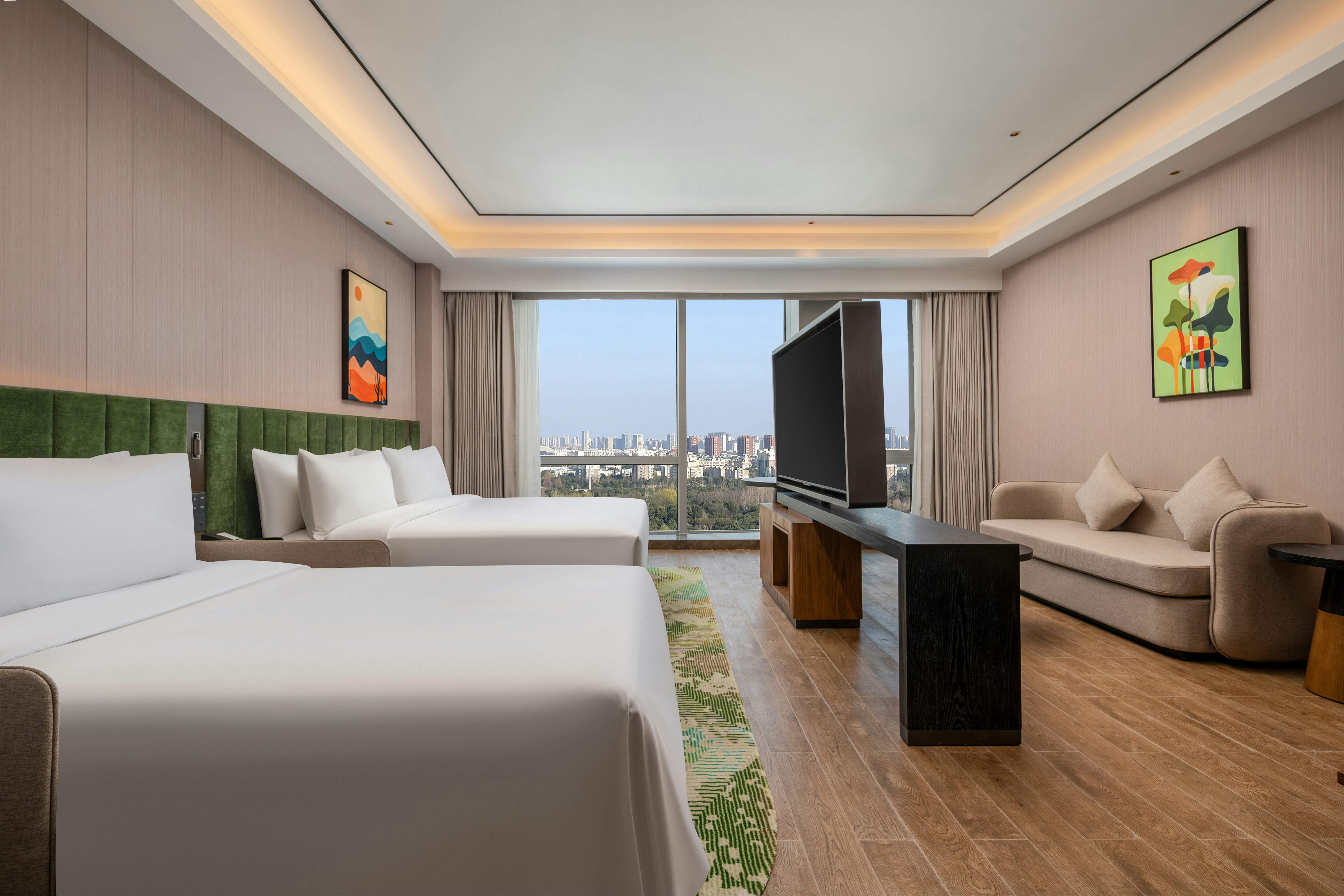 DELUXE, KING BED, SOFA