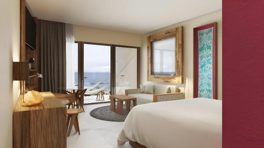 Swim Up, King Bed, Ocean Front، Hotel Xcaret Mexico 5/9