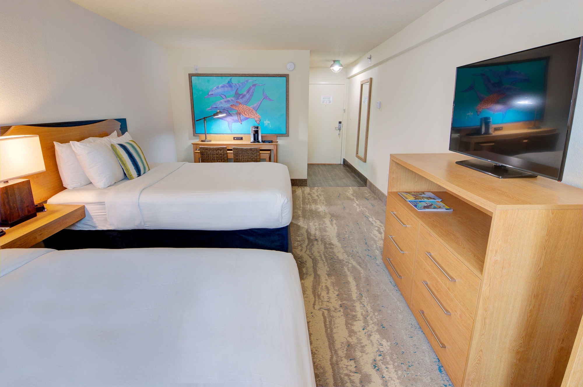 Room, Queen/Queen, No Balcony، Guy Harvey Resort St. Augustine Beach 2/4