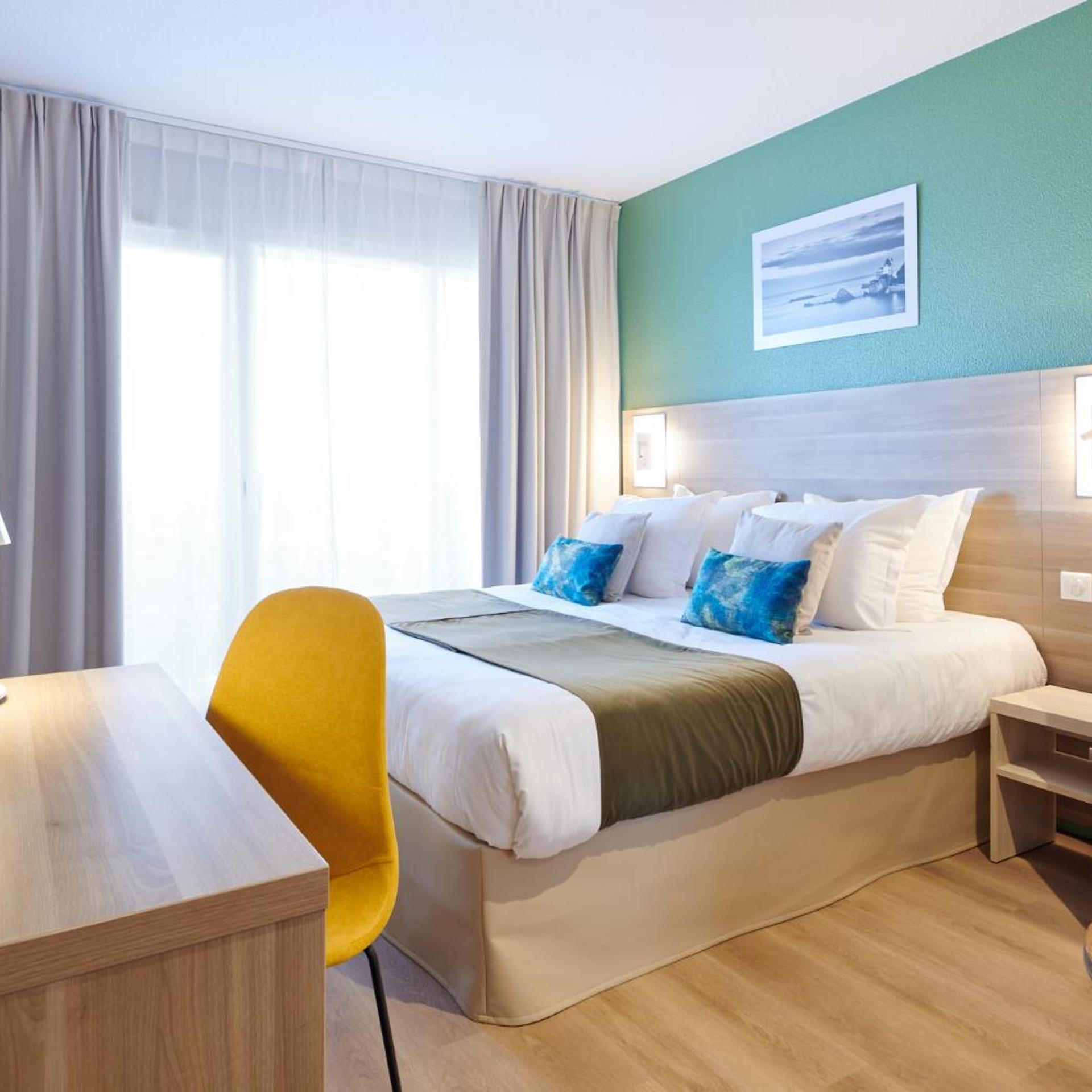 غرفة بسريرين منفصلين، Hotel Les Terrasses D Atlanthal 2/10