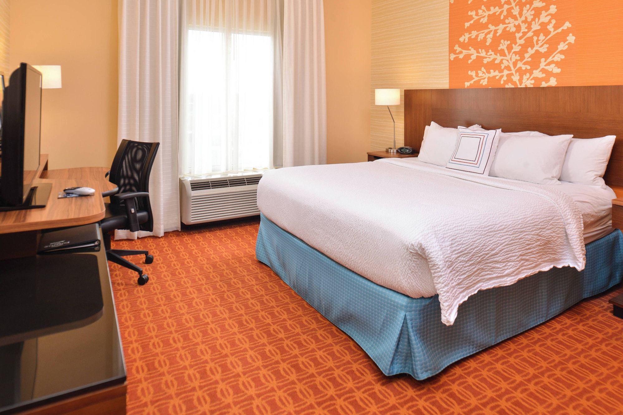 غرفة بسرير كينج لذوي الإعاقة، Fairfield Inn Suites Calhoun 3/6