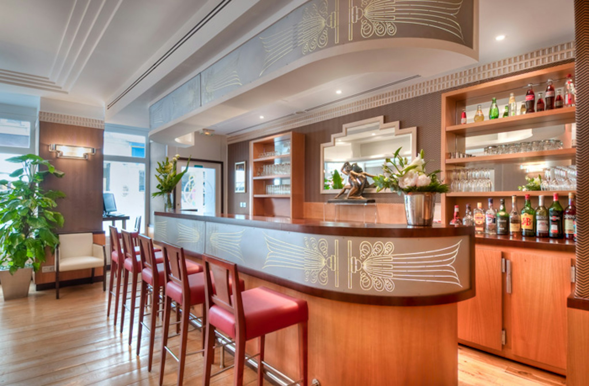Lobby at Hotel Opera D antin, PARIS