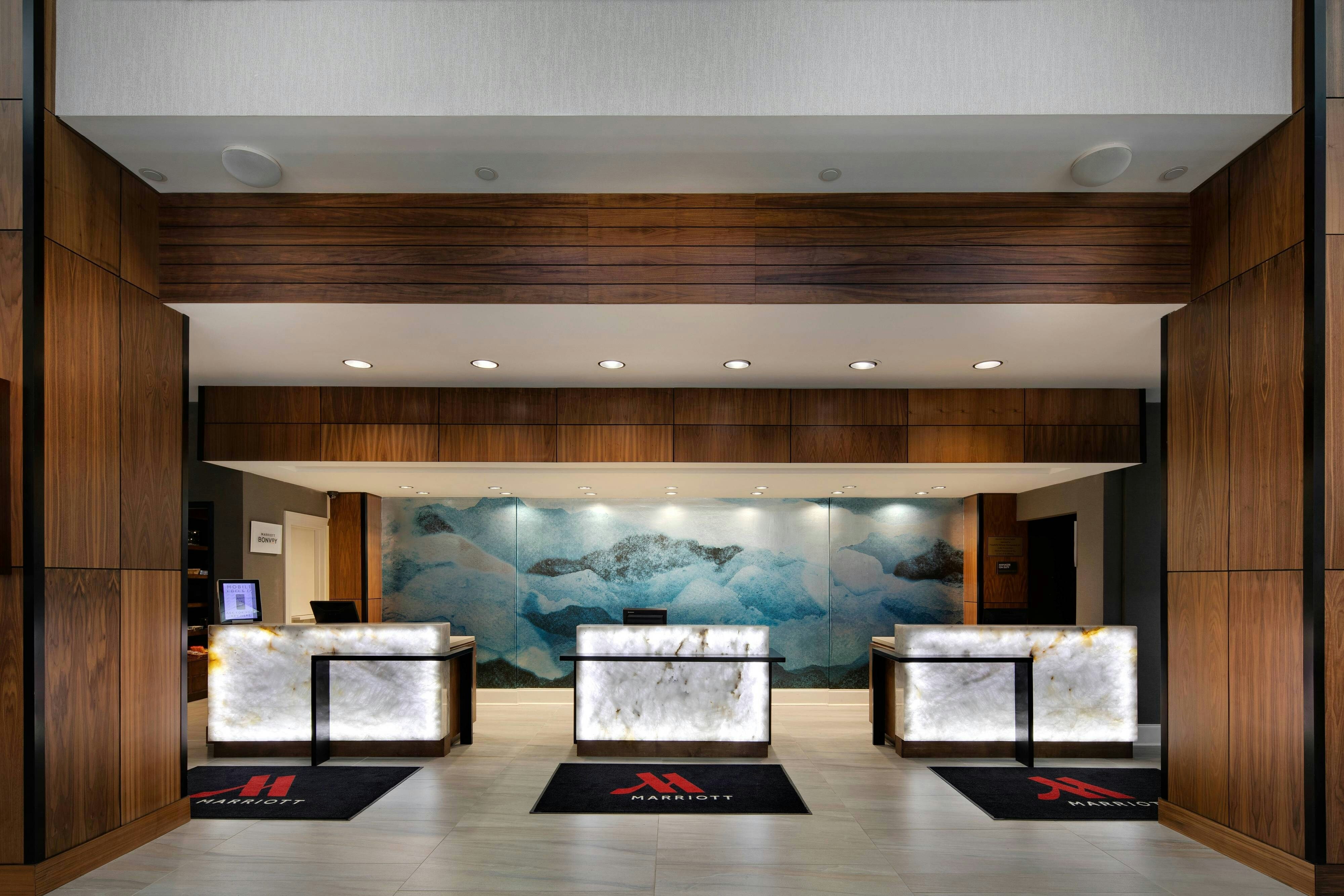 Lobby at Winston-Salem Marriott, WINSTON SALEM - NC