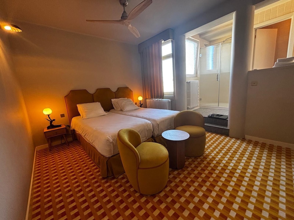 غرفة بسريرين منفصلين، Hotel Le Berger 8/10