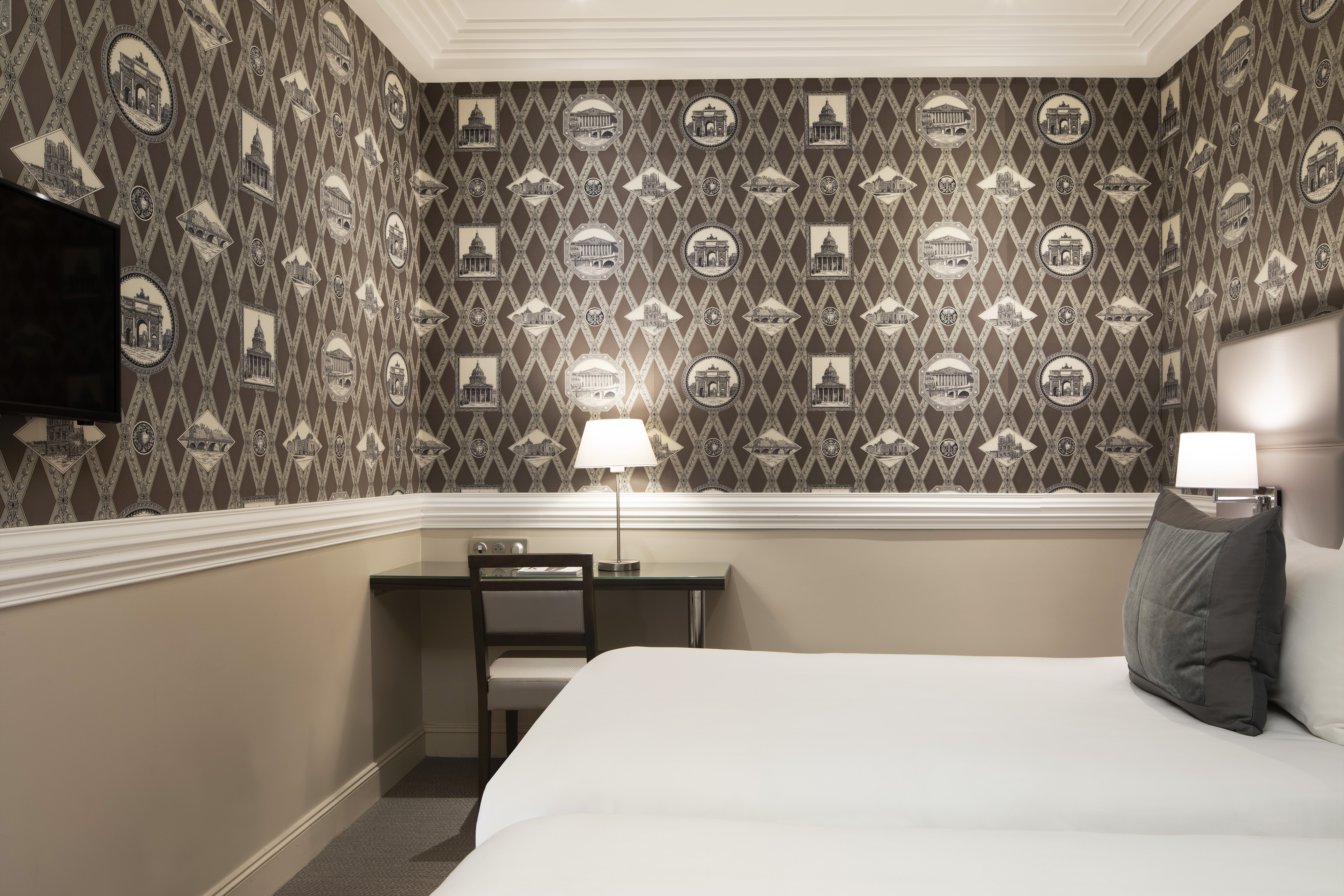 غرفة قياسية بسريرين منفصلين، Elysees Hotel 6/8