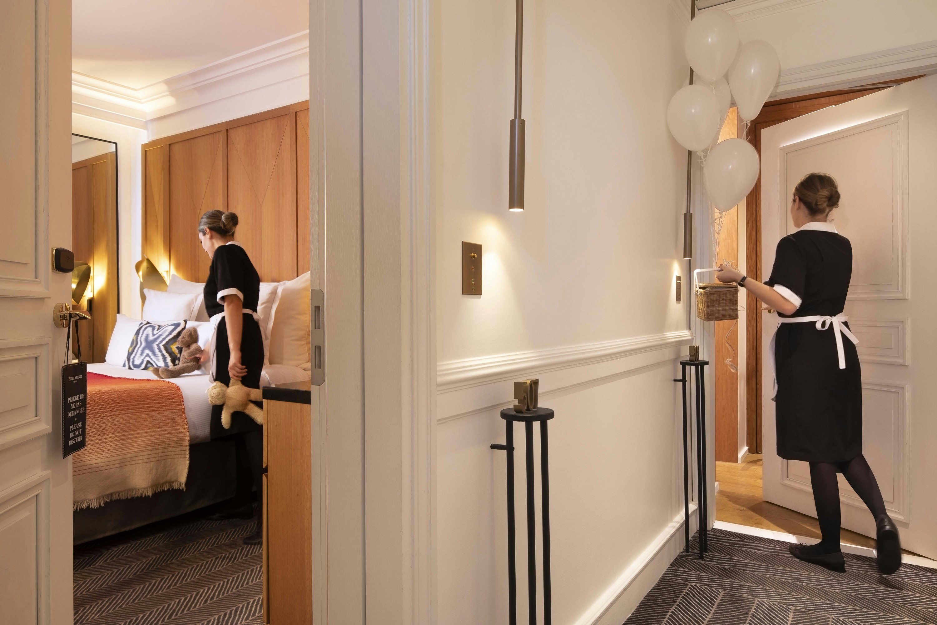 Lobby at Hotel Vernet, PARIS