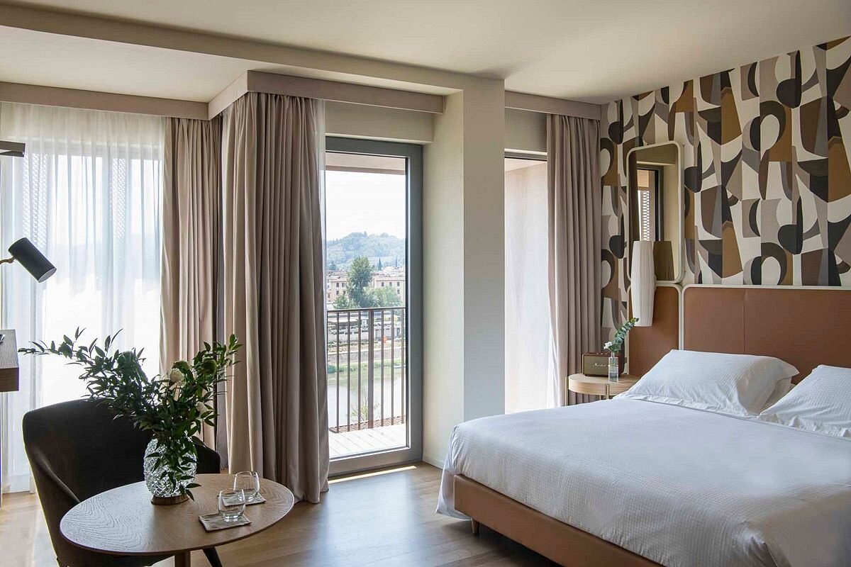 غرفة سوبيريور بسرير مزدوج بإطلالة على النهر