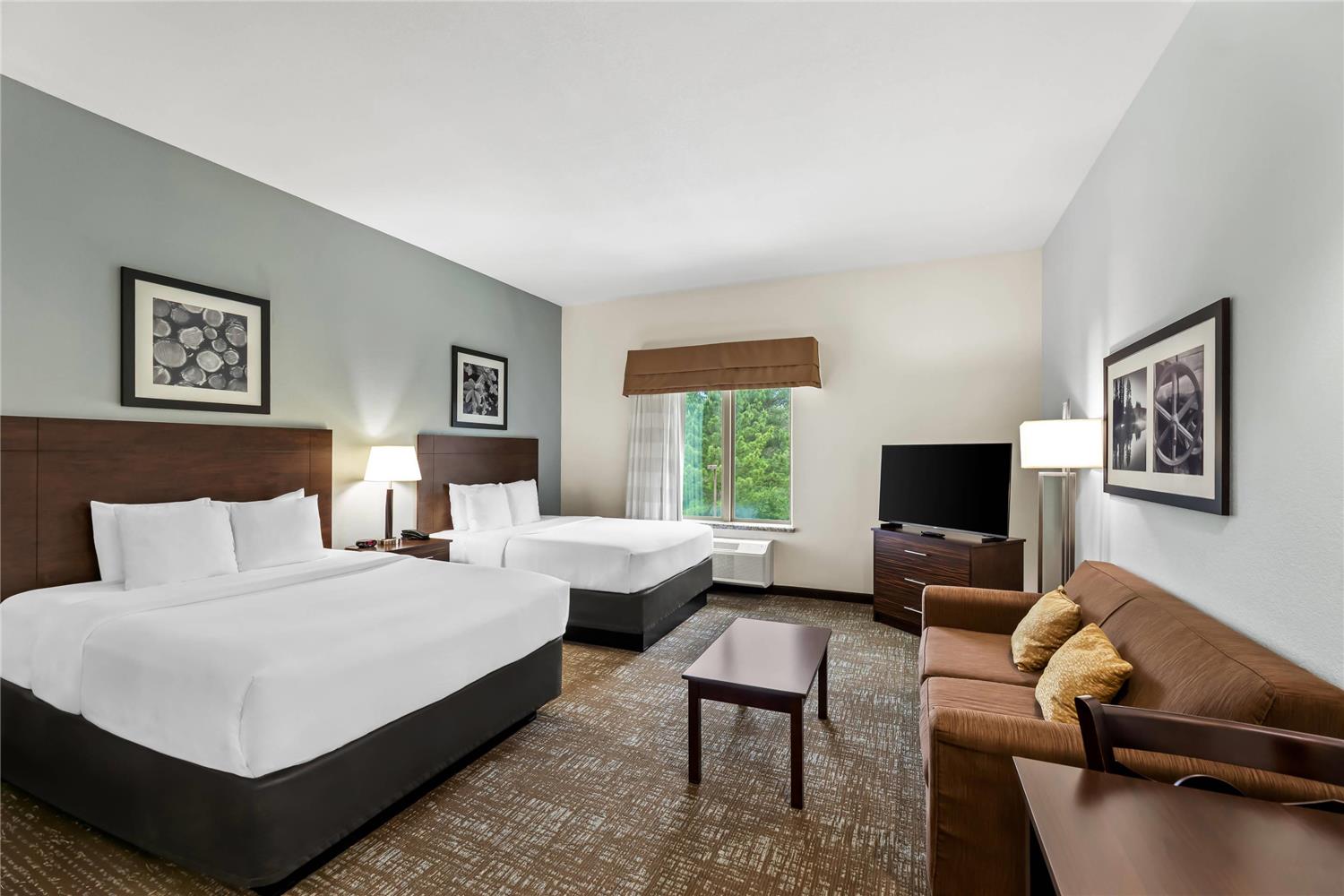 Efficiency, Suite, 2 Queen Beds