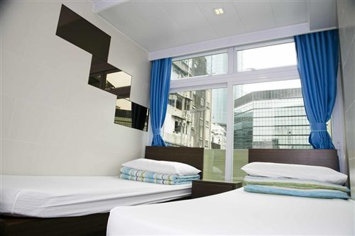 Room, Twin Beds, Shared Bathroom