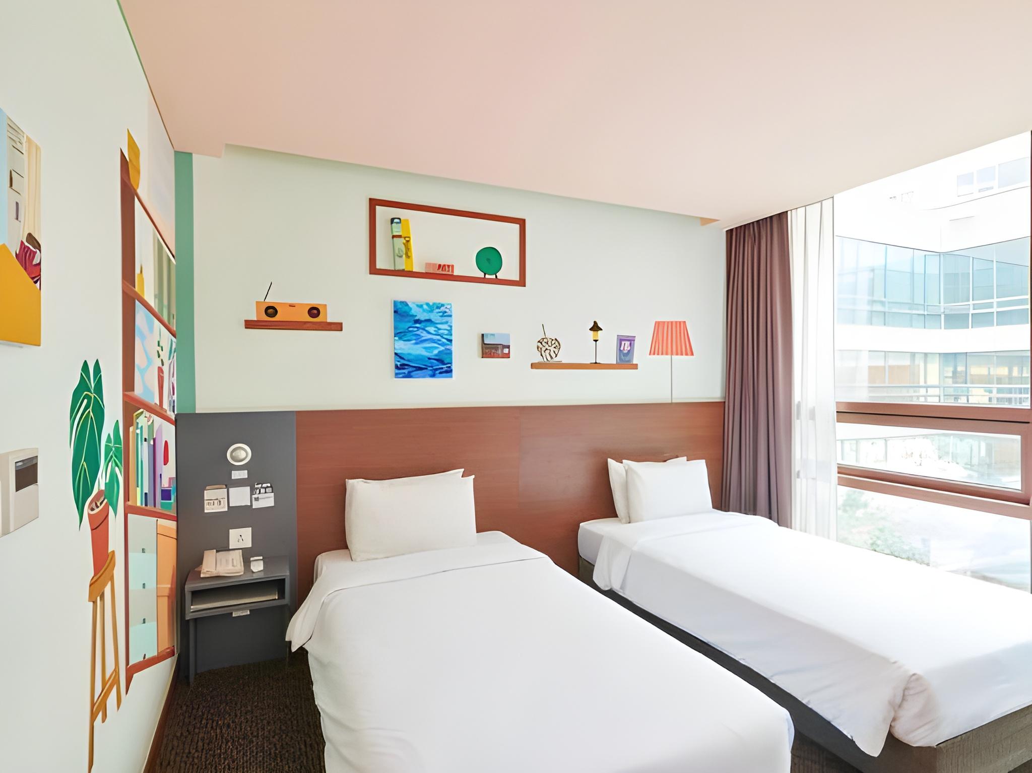 Dive In, Chaeha Seo, Art Stay, 1 Double and 1 Single Bed