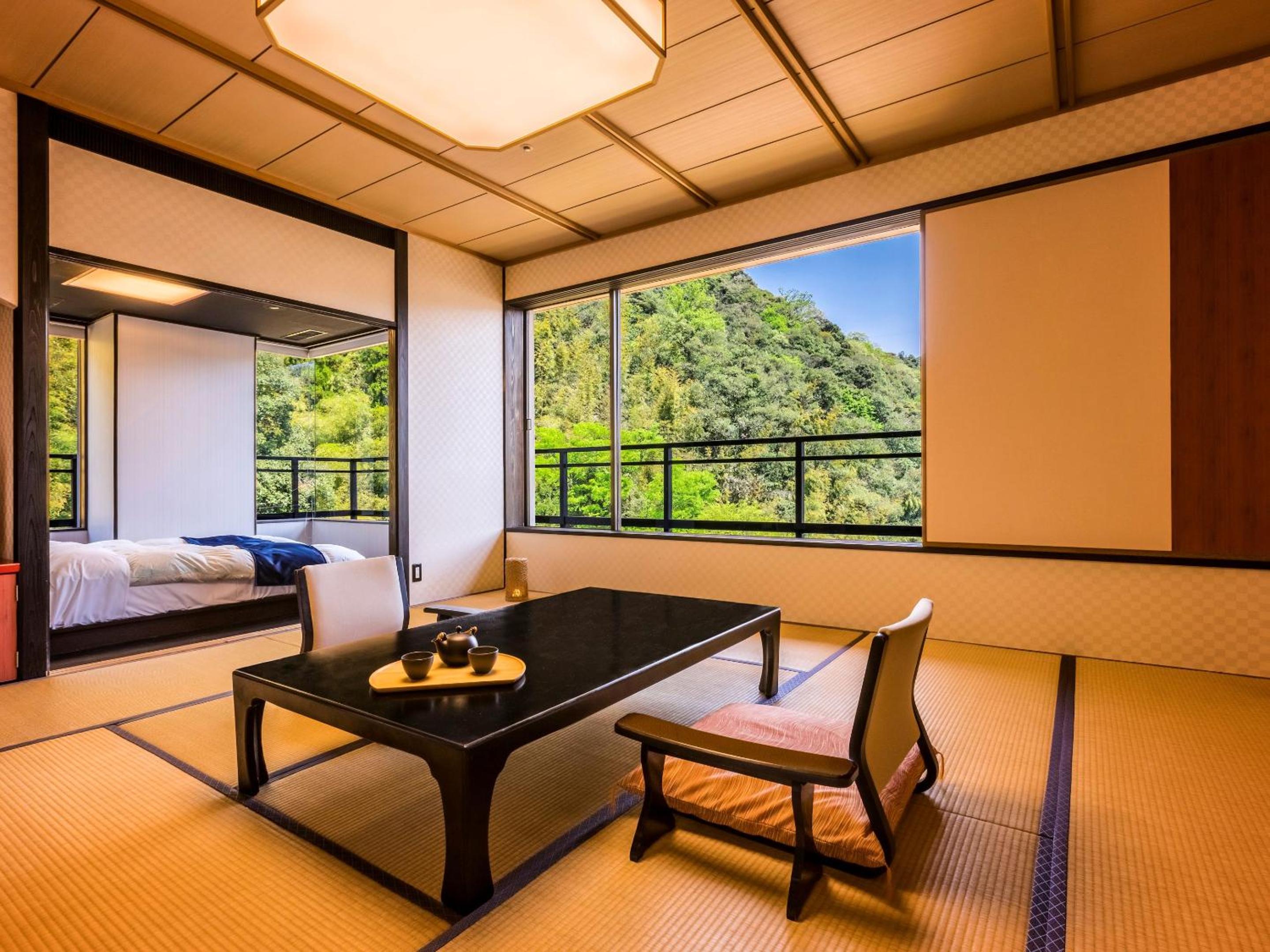 Interior, Japanese Western, Superior, Double Bed, Garden View, Indoor Bath