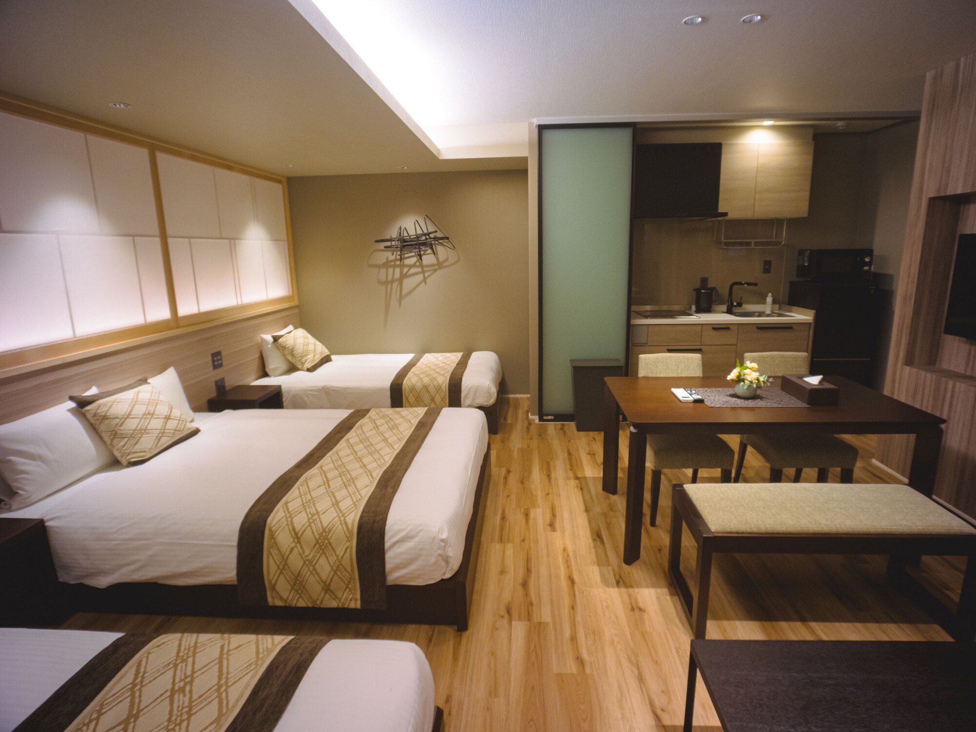 Standard, 1 Single and 2 Double Beds