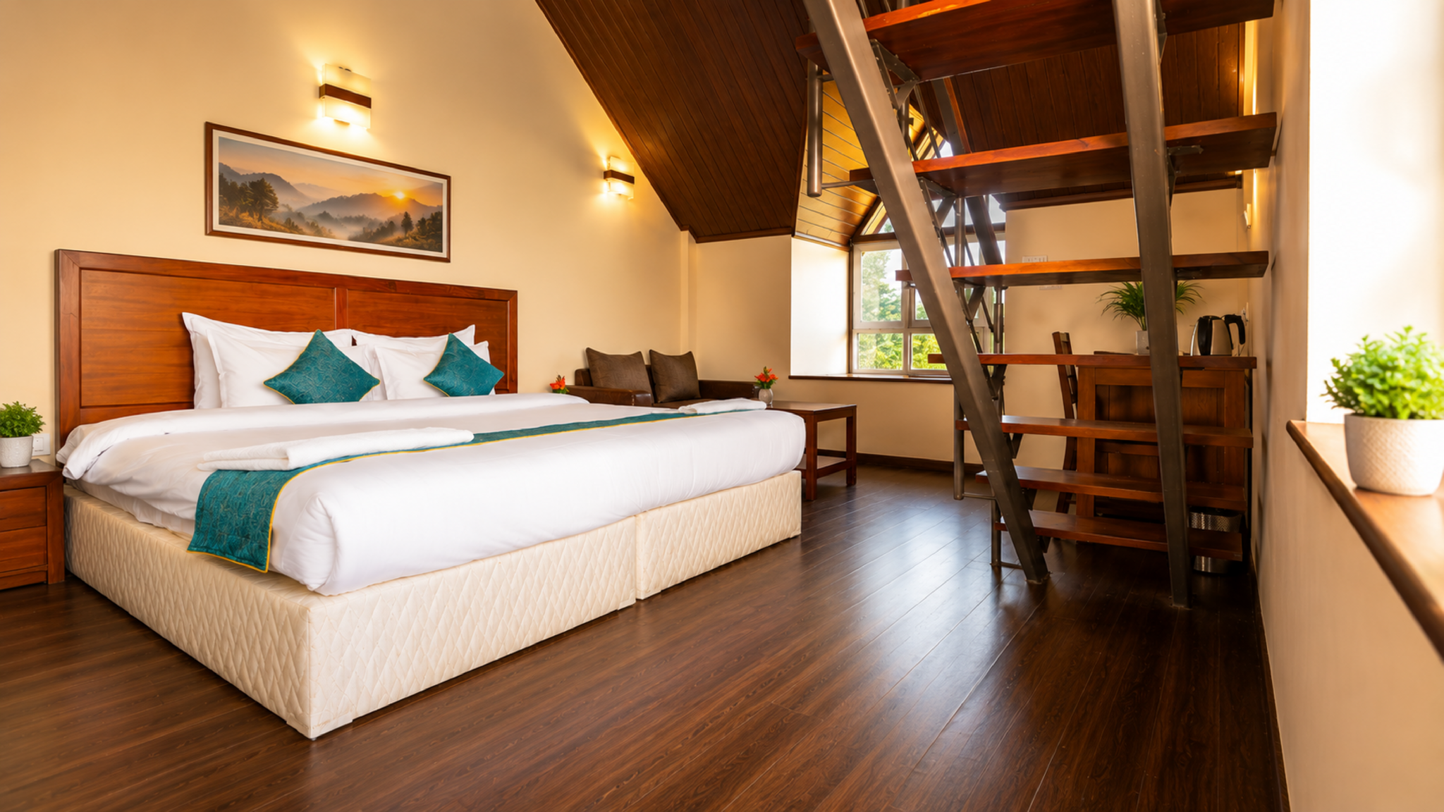 Duplex, Suite, Queen Bed
