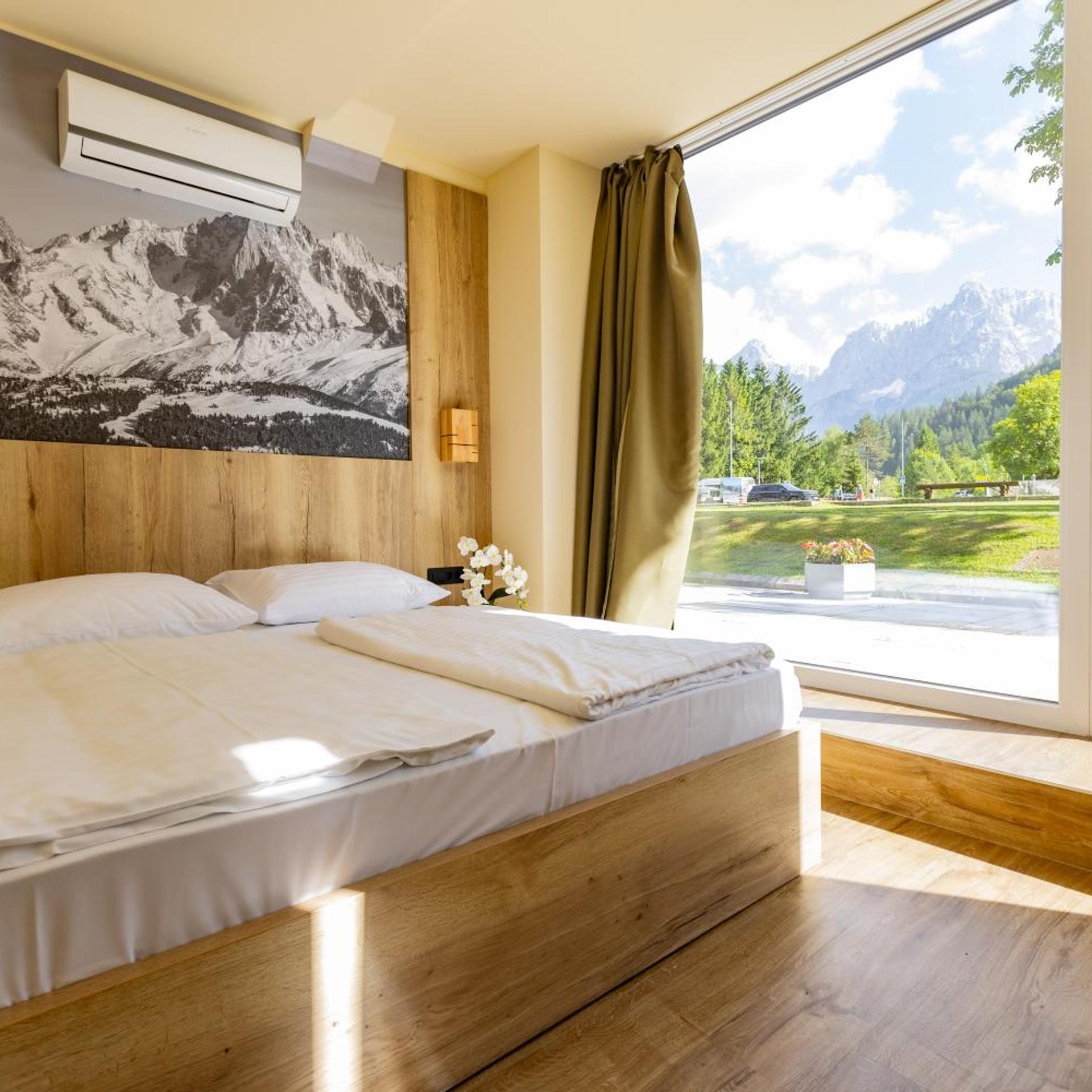 غرفة ديلوكس بسرير مزدوج أو سريرين منفصلين بإطلالة على الجبل، Hotel Kranjska Gora 7/10