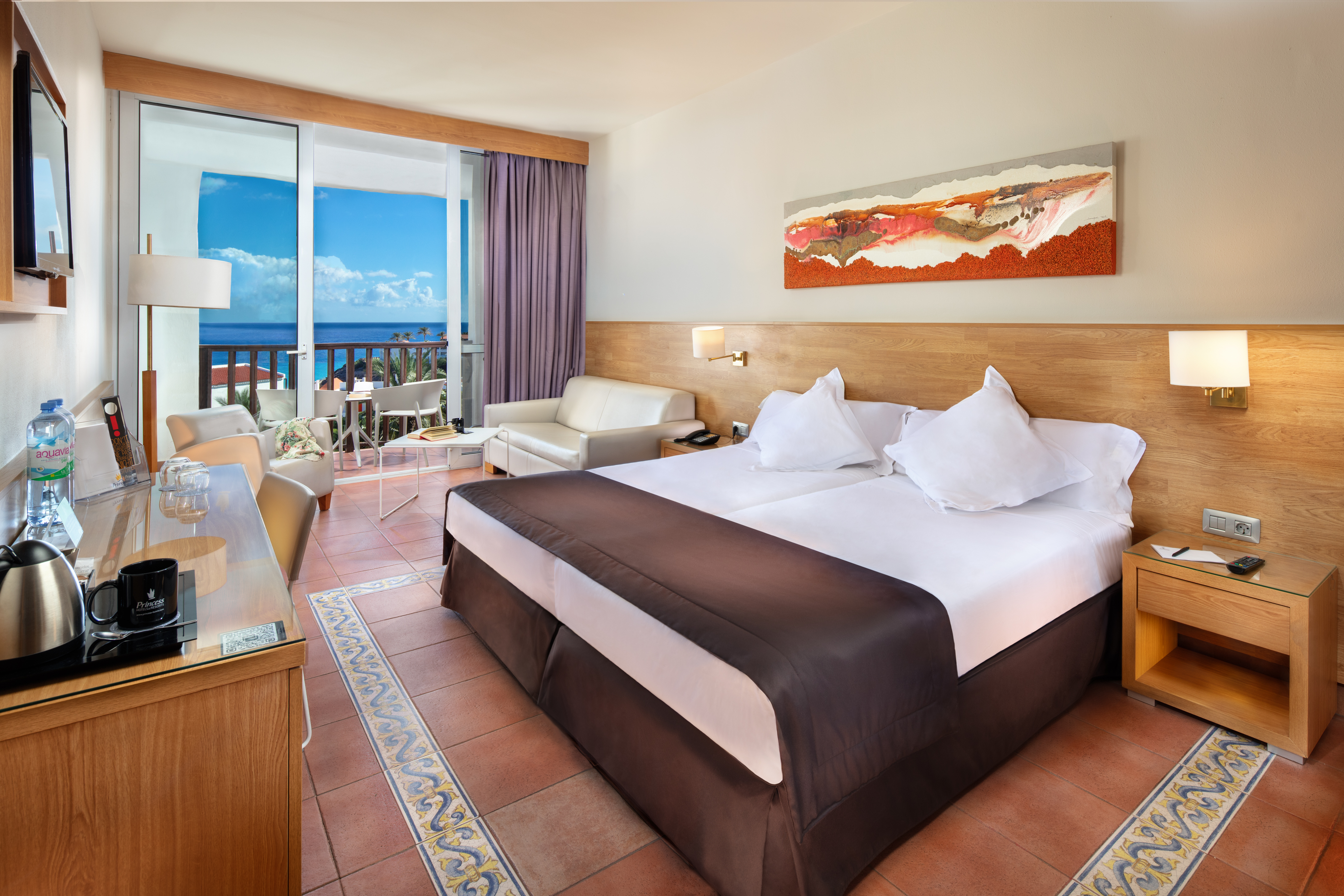 Room, Double or Twin Bed, Sea View