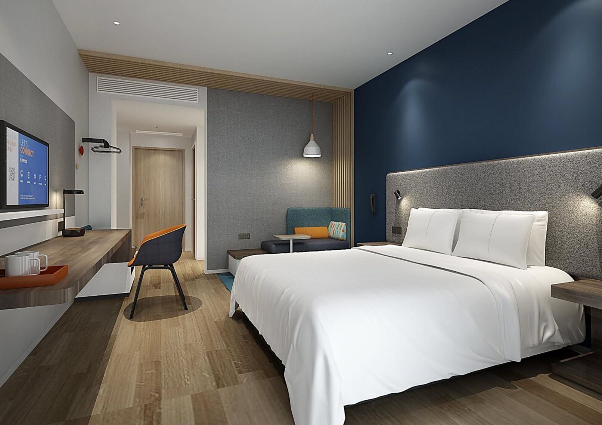 Standard, King Bed, Extra Floor Space, Accessible