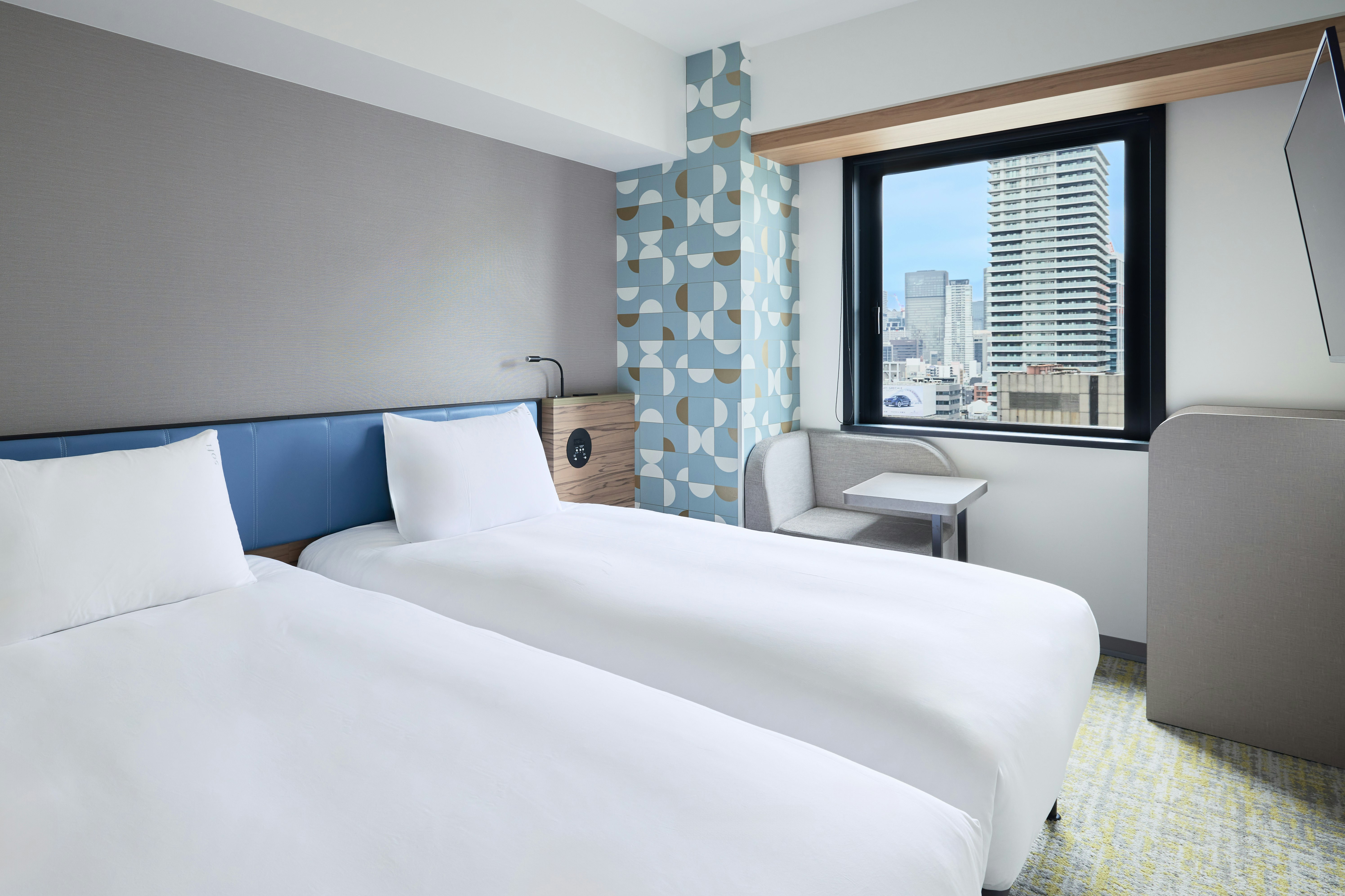 Standard, Twin Beds, City View, High Floor