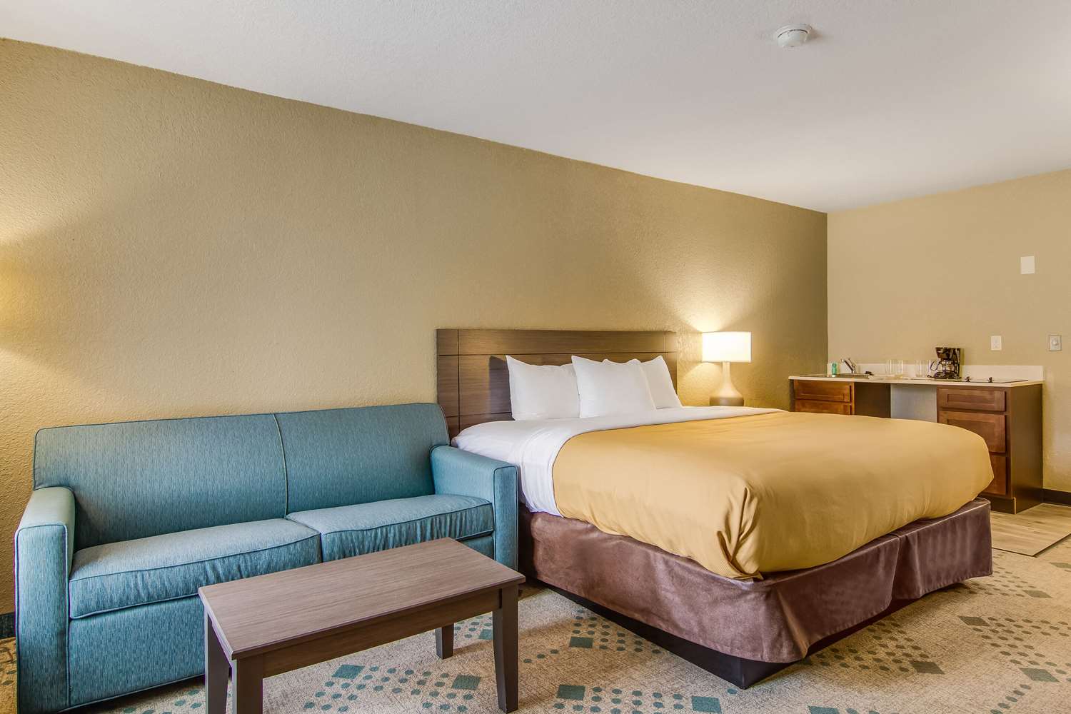 Efficiency, Suite, King Bed