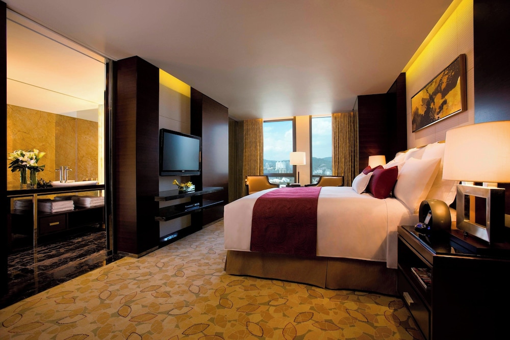 غرفة تنفيذية بسرير كينج بإطلالة على المدينة، Jw Marriott Hotel Shenzhen 3/6