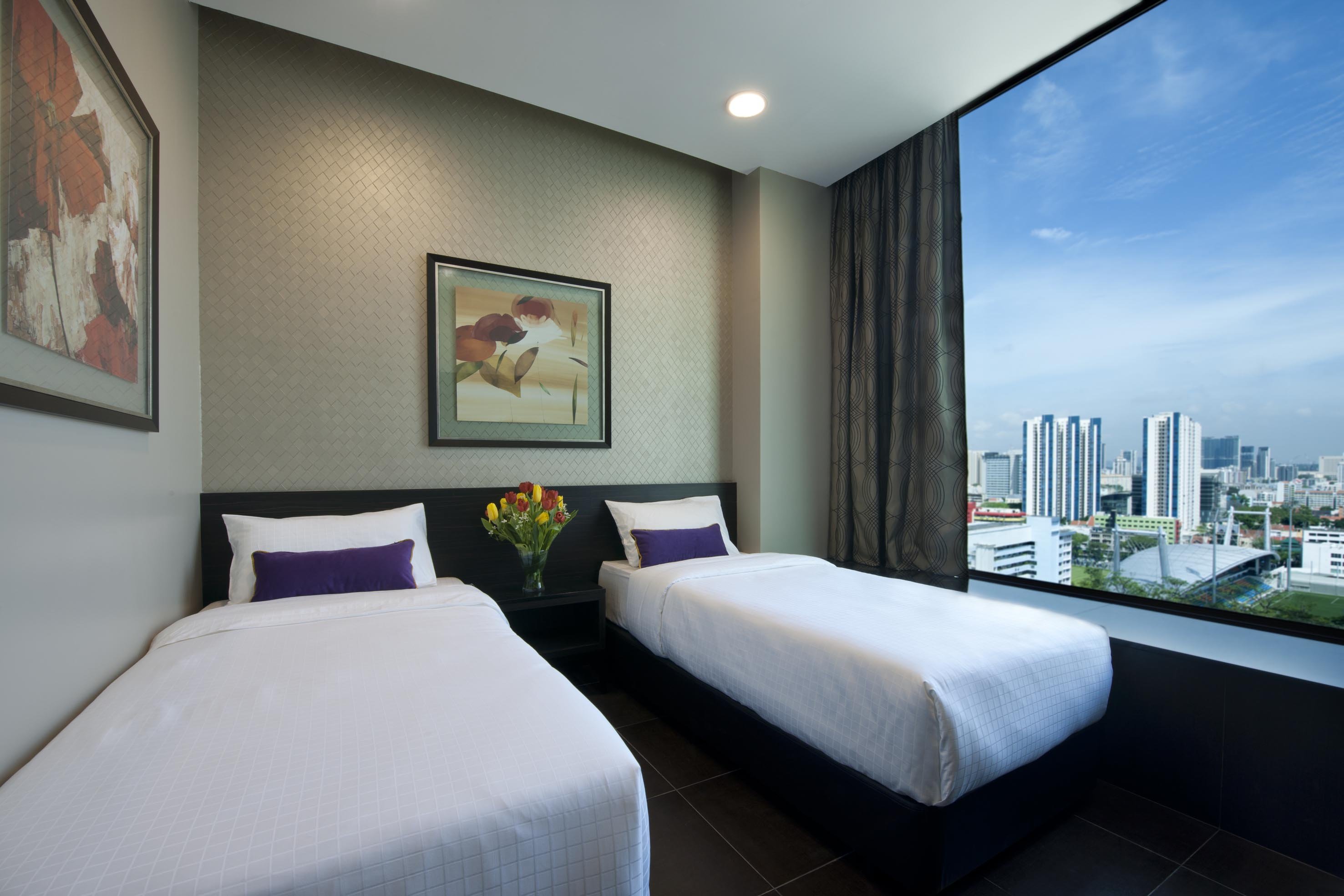 SUPERIOR, TWIN BEDS, WITH VIEW