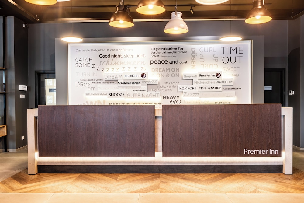 Lobby at Premier Inn Wuppertal City Centre Hotel, WUPPERTAL