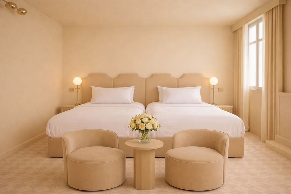 غرفة بسريرين منفصلين، Hotel Le Berger 6/10