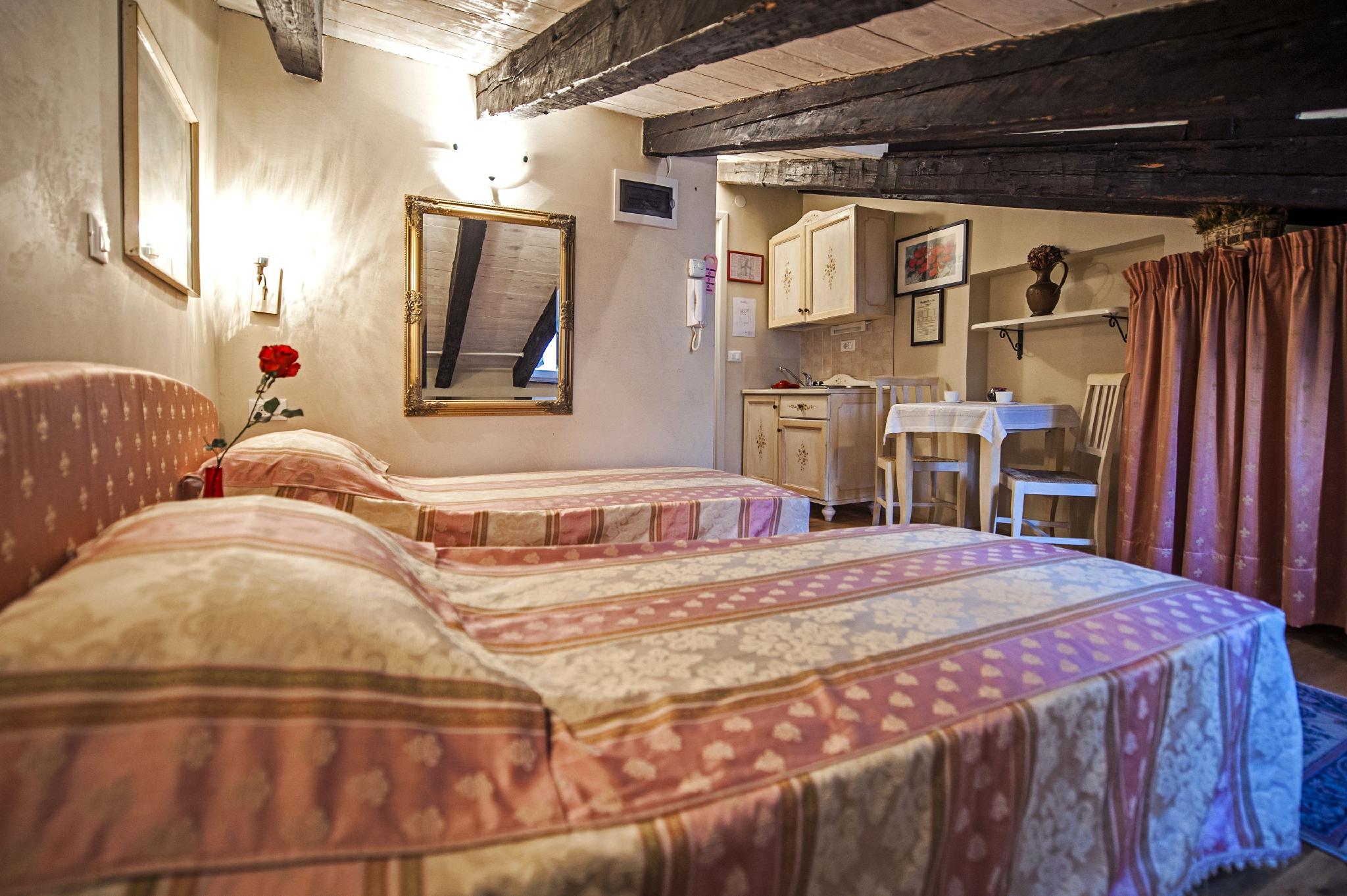 Room, Double Bed, Attic