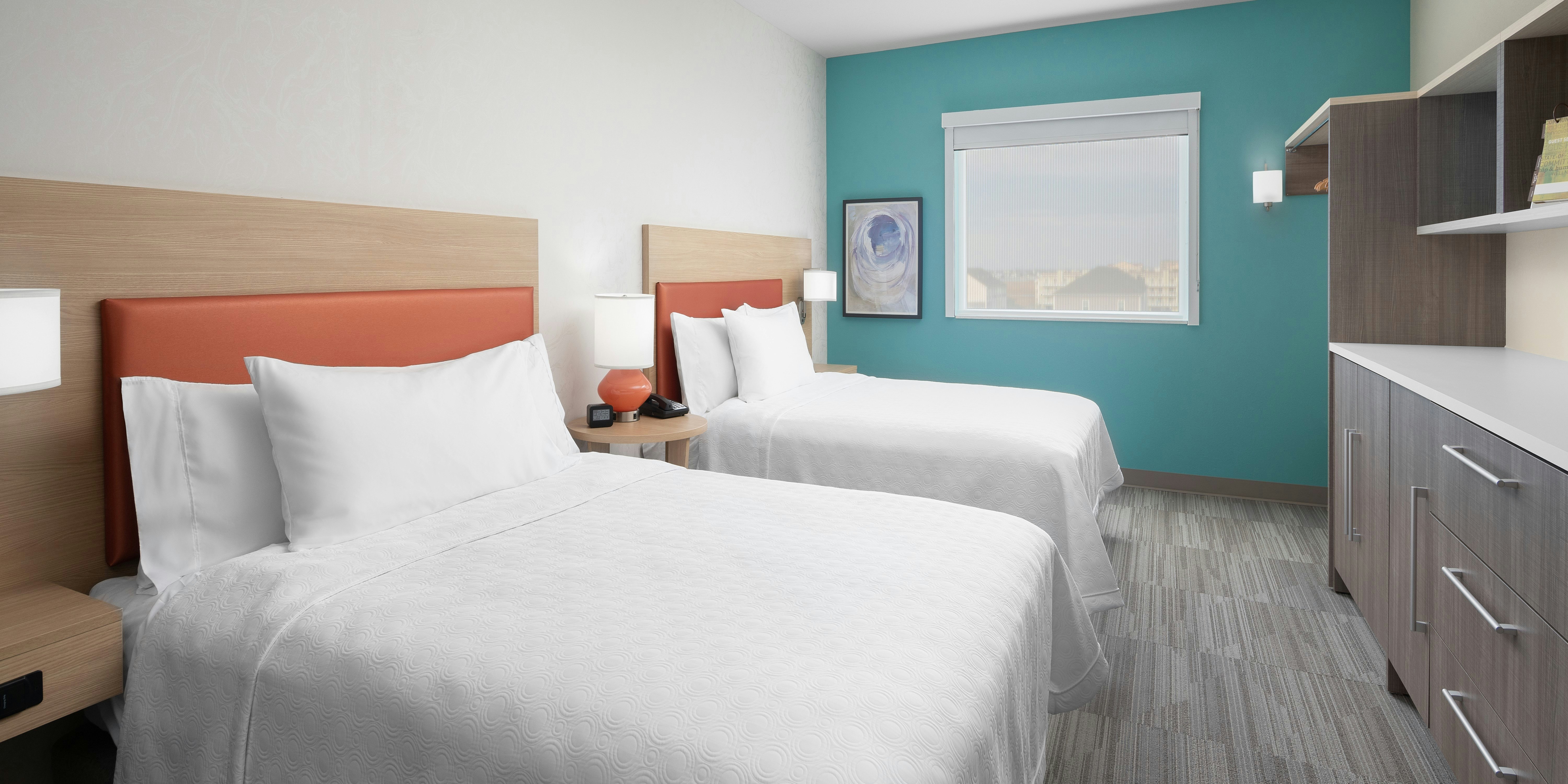 Studio, 2 Queen beds