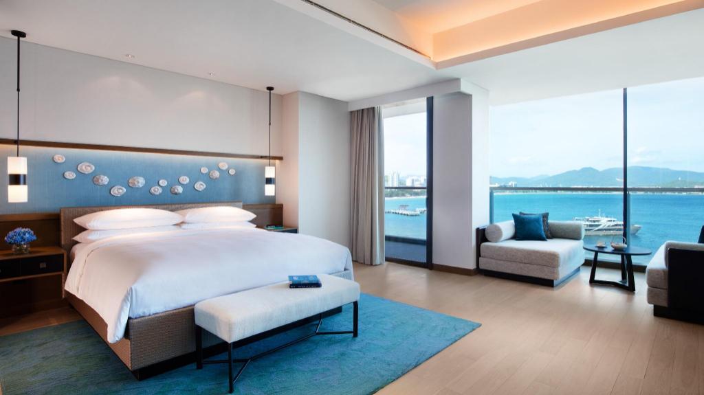 Ocean, Guest Room, Executive, Queen Bed, Executive Lounge Access، Jw Marriott Hotel Sanya Dadonghai Bay 3/4