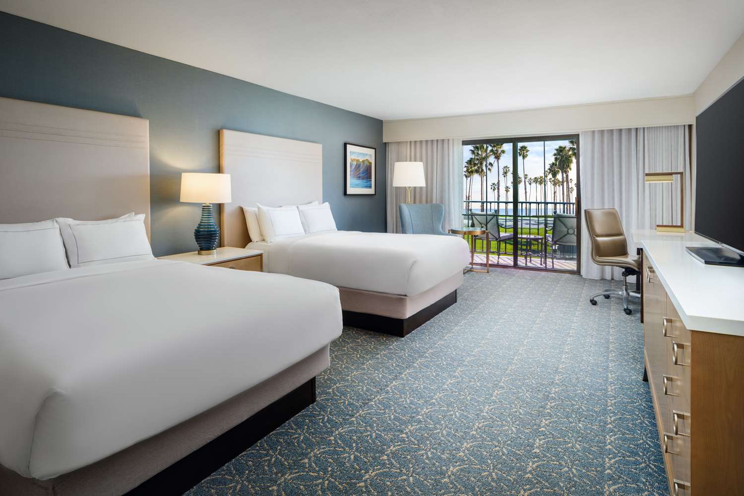 Room, 2 Queen Beds, Ocean View, Balcony or Patio