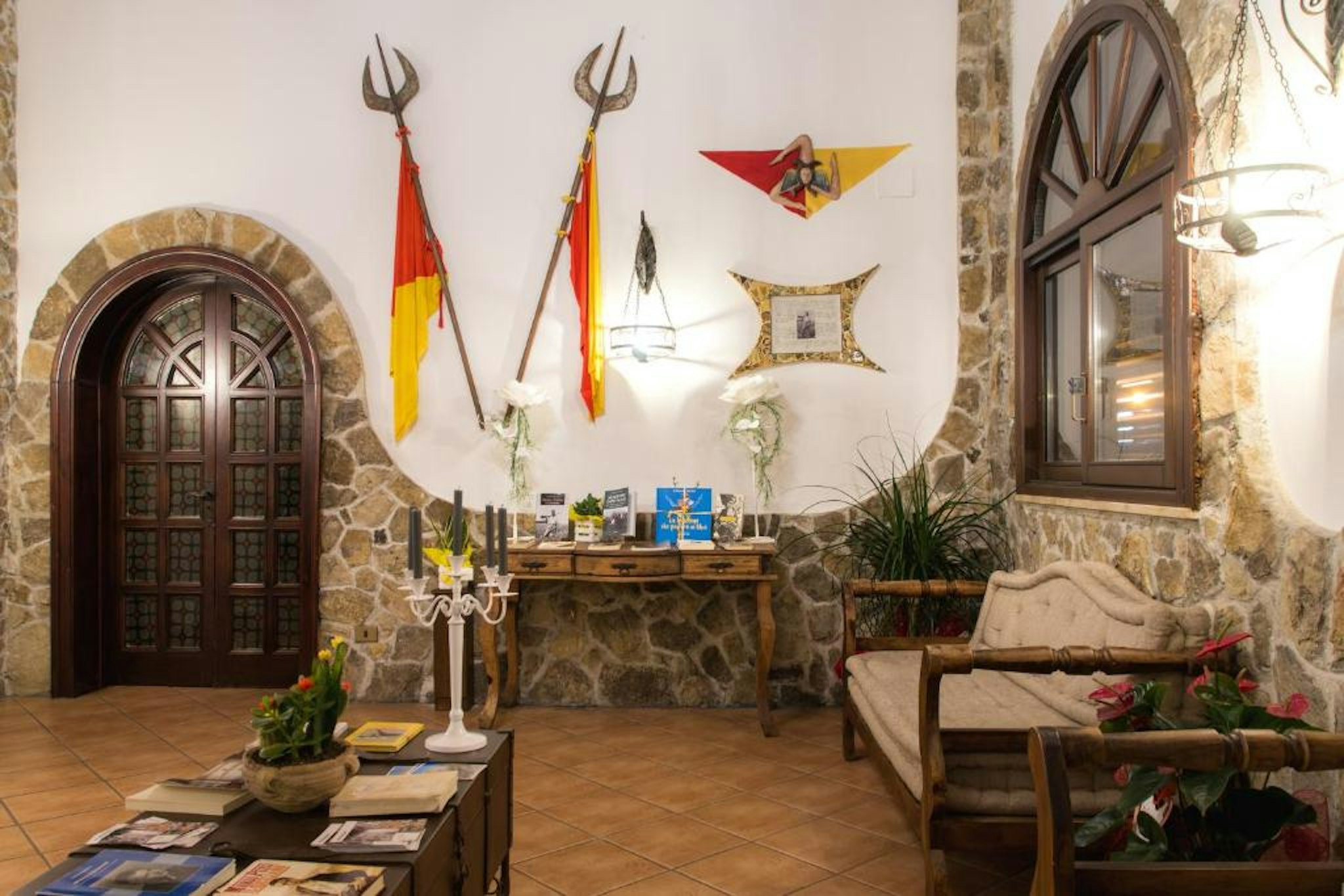 Lobby at Hotel Castello Di Giuliano, Montelepre
