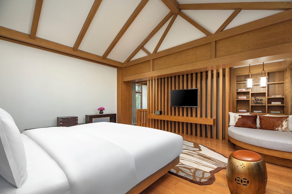 Room, King Bed, Living and Dining Areas