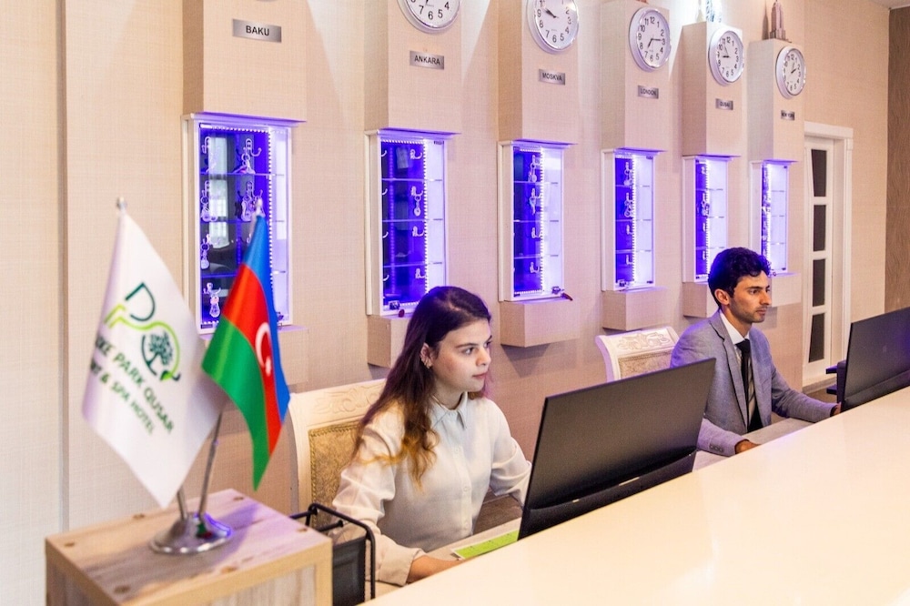 Lobby at Deluxe Park Qusar Resort & Spa Hotel, Qusar