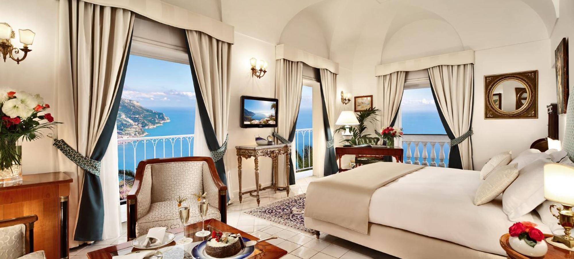 جناح جونيور بإطلالة على البحر، Palazzo Avino Preferred Hotels And Resorts 3/3