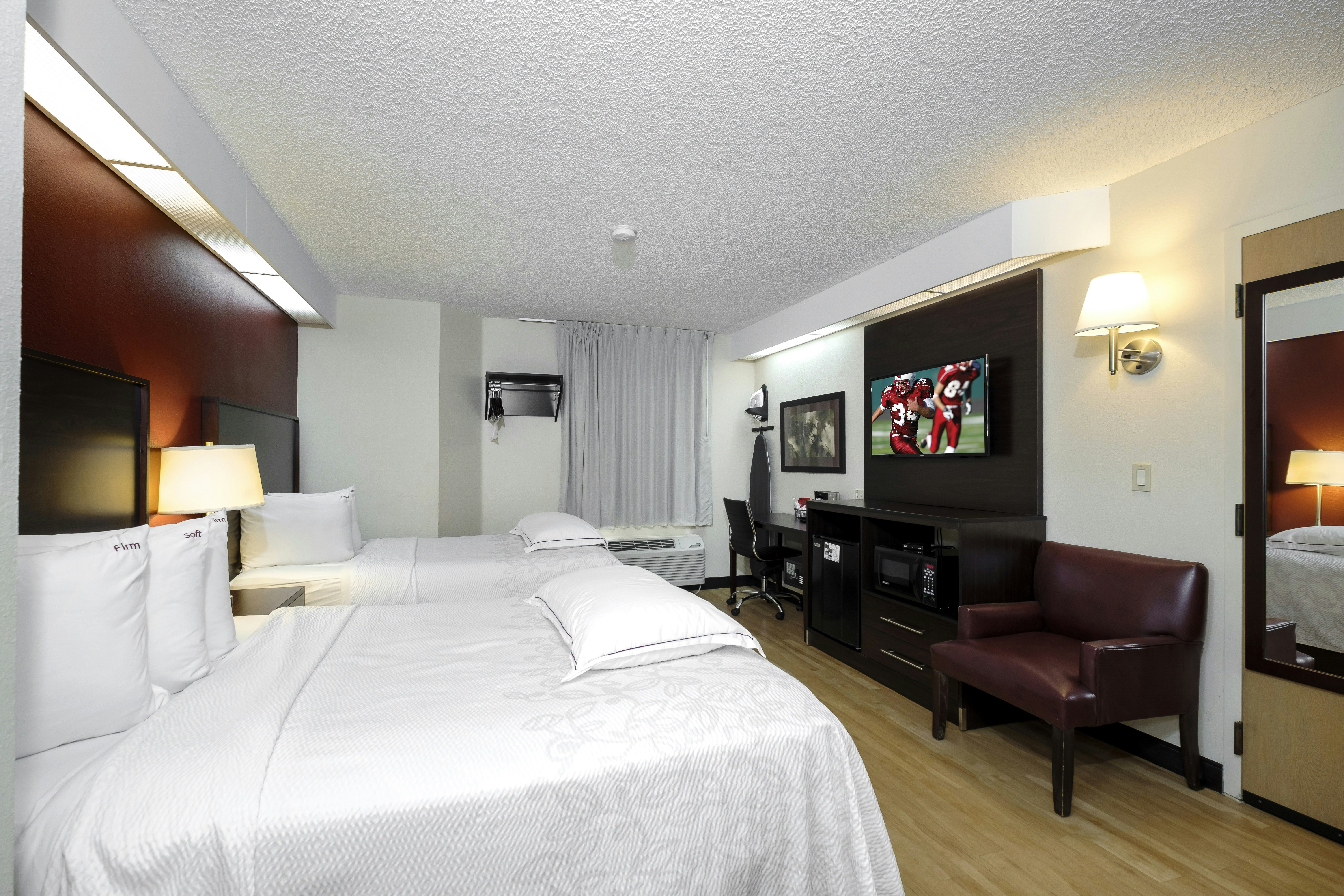 Premium, 2 Double Beds, Pool Side