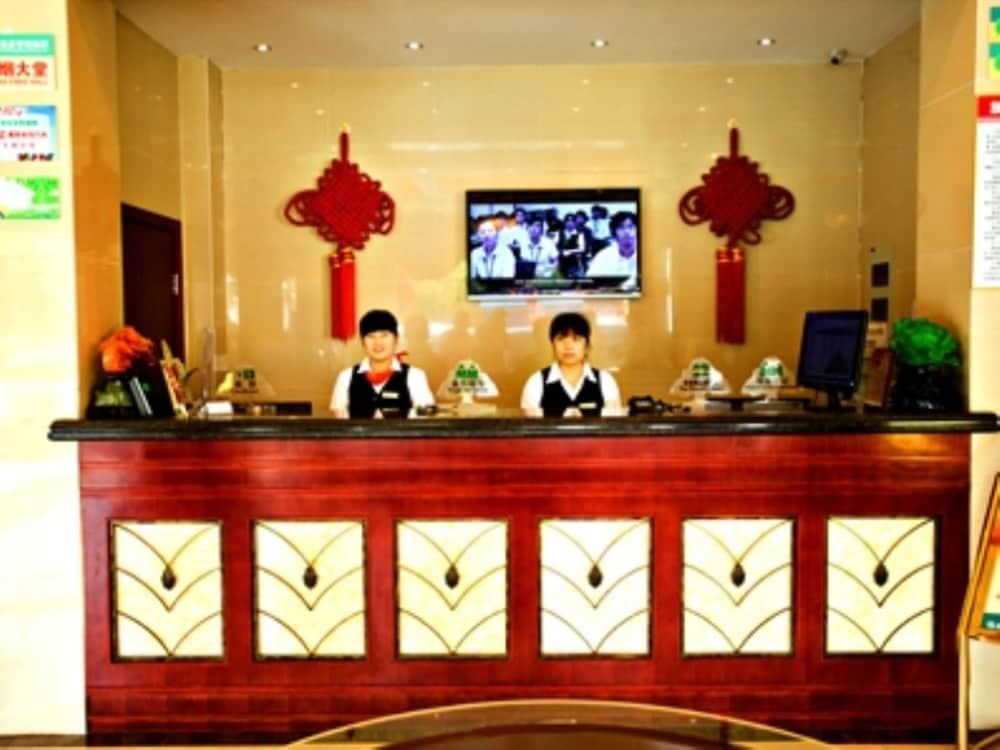 Lobby at Greentree Inn Lianyungang Guanyun Wenzhou Shangmaocheng Express Hotel, LIANYUNGANG