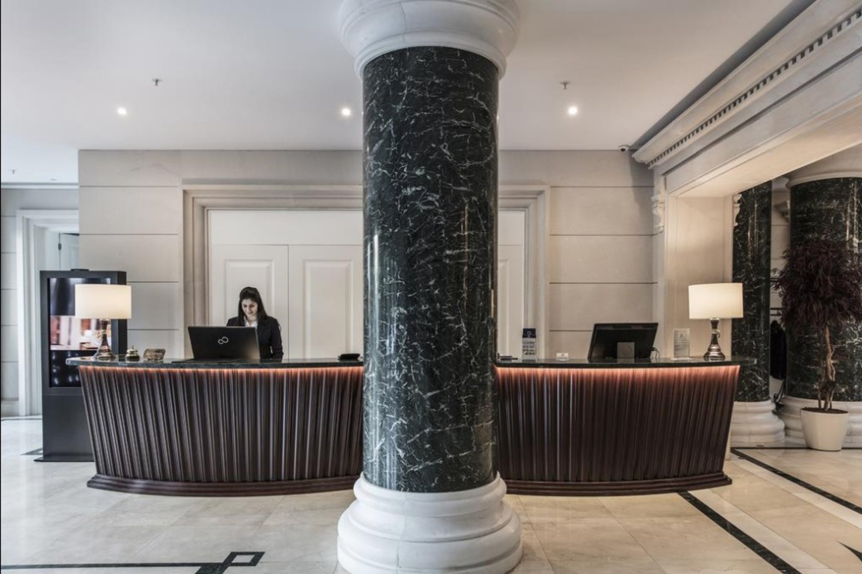 Lobby at Xheko Imperial, TIRANA