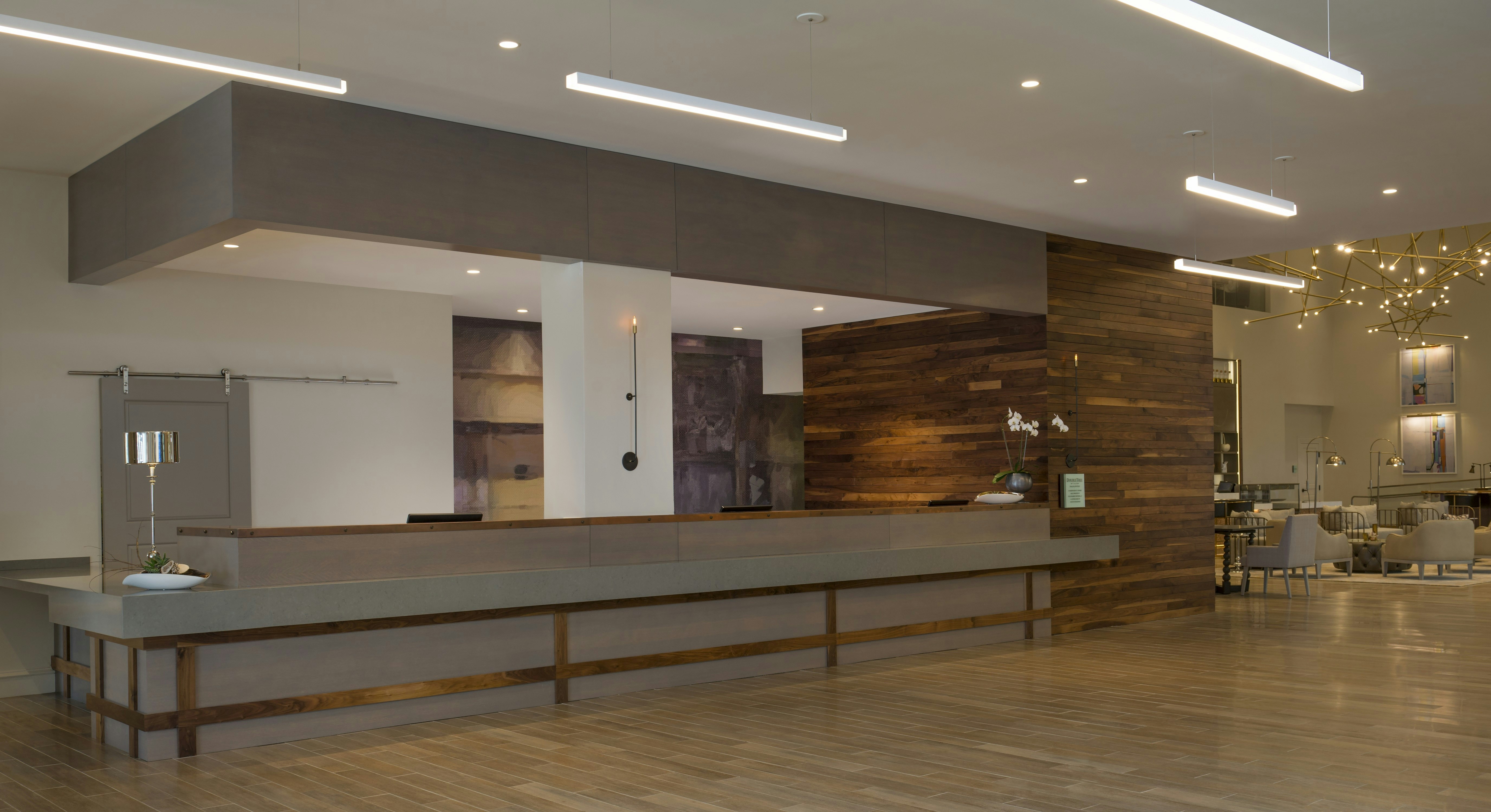 Lobby at DOUBLETREE BY HILTON HOTEL DALLAS LOVE FIELD, DALLAS - TX