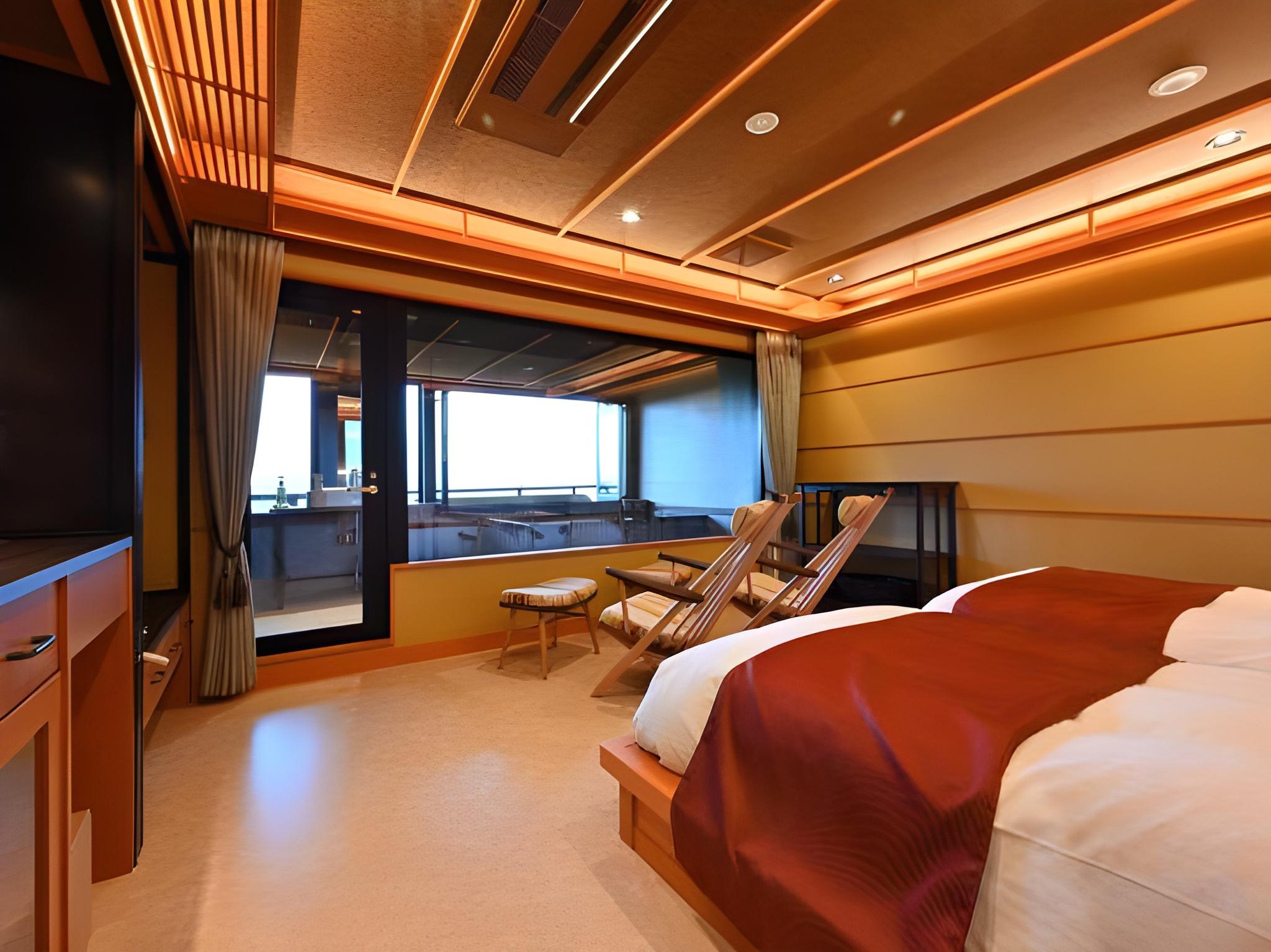 Deluxe, Twin Beds, Lake View, Outdoor Bath