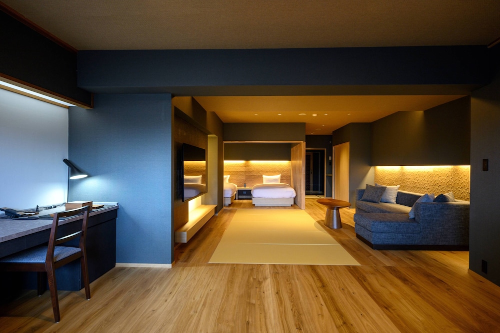 Japanese Western, Beach, Premium, Twin Beds, 2 Futon Beds, Outdoor Bath