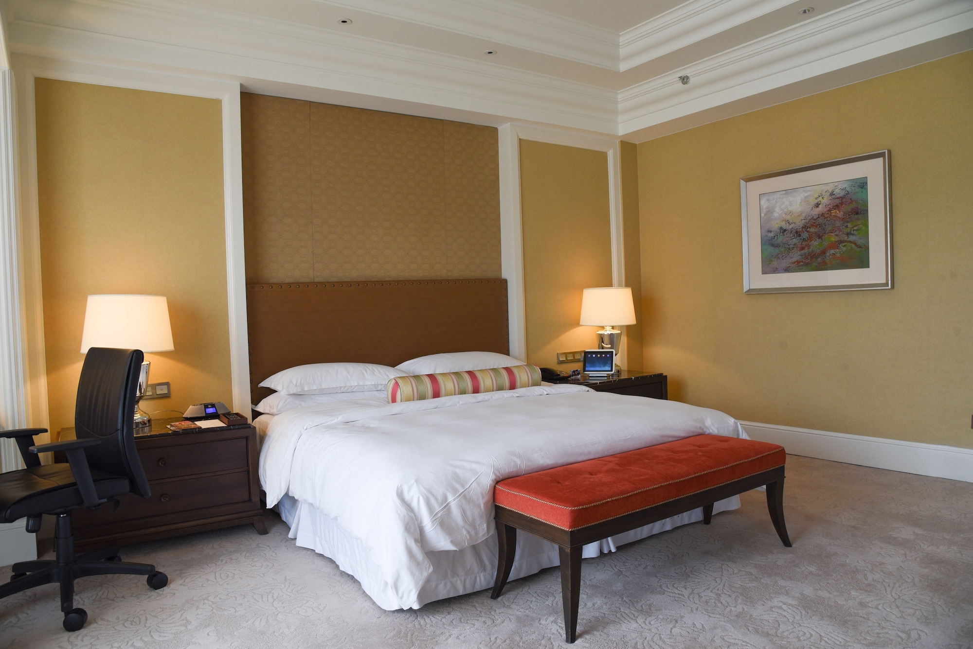 غرفة بريميير بسرير كينج بإطلالة على المدينة، Sheraton Fuzhou Hotel 3/4