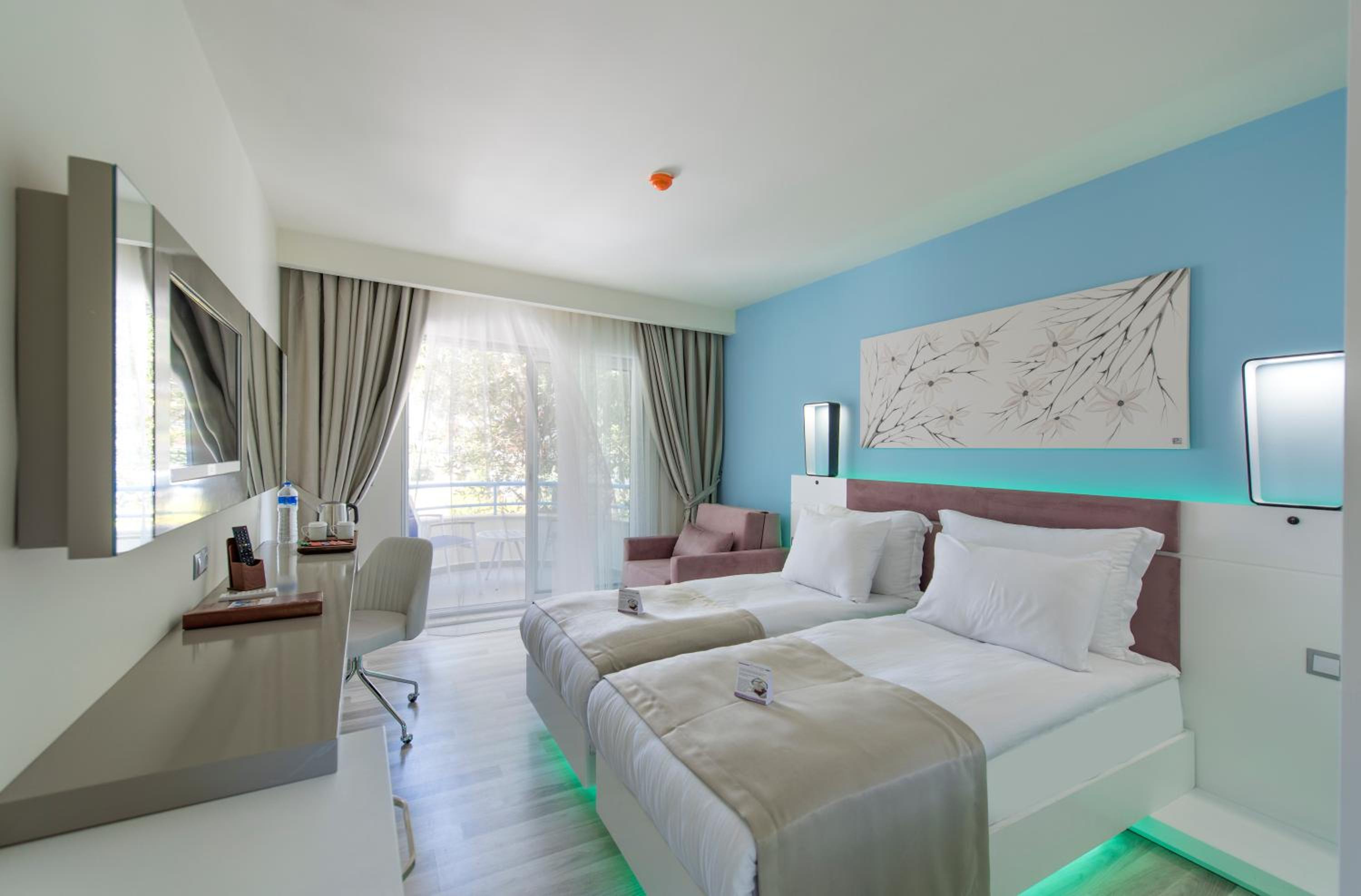Room, Double or Twin Bed, Land View