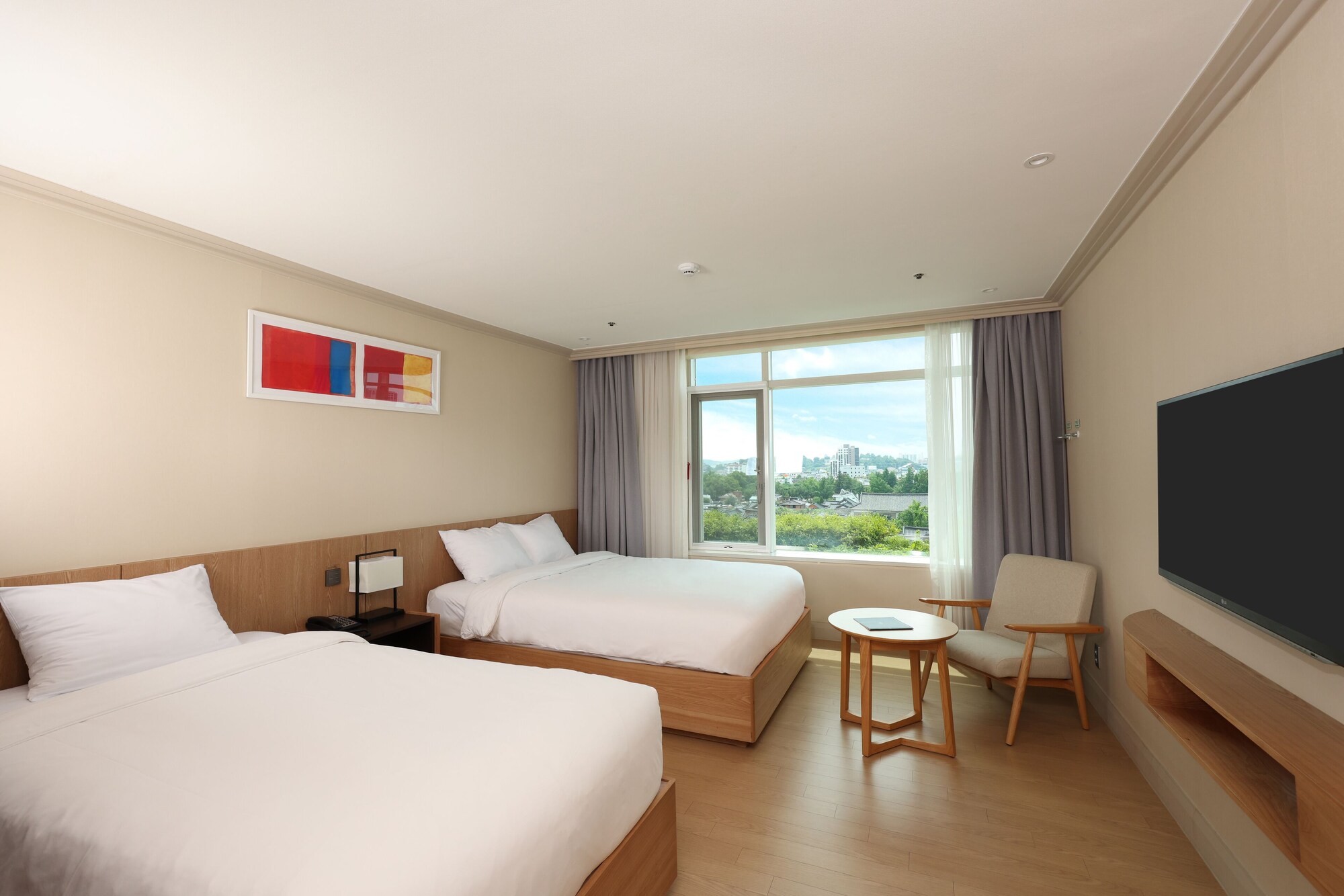 Family, 2 Double Beds, Hanok View, Pool Access