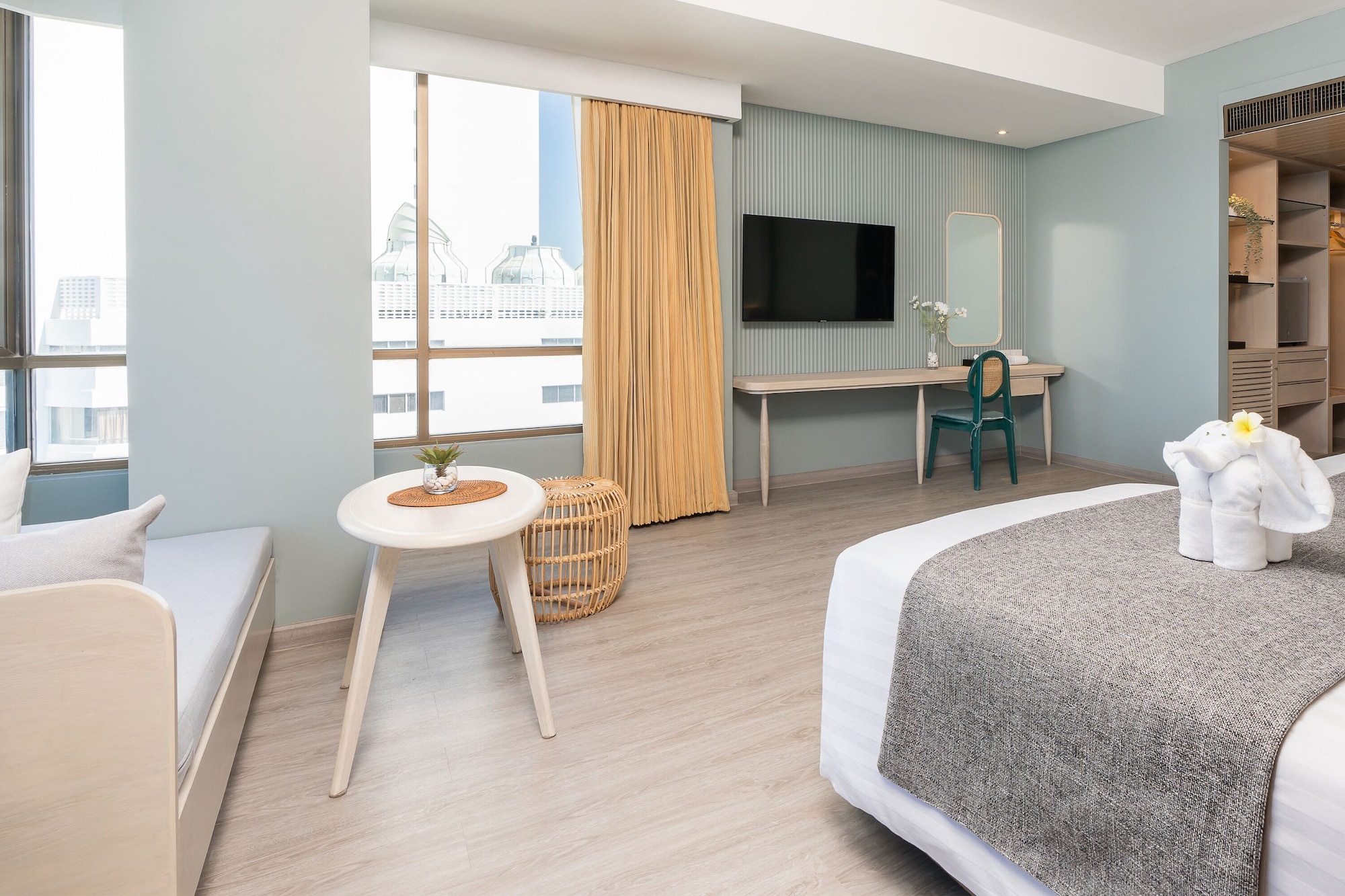 Mini, Family, Suite, 1 King and 1 Single Beds, Ocean View، COSY BEACH HOTEL 3/4