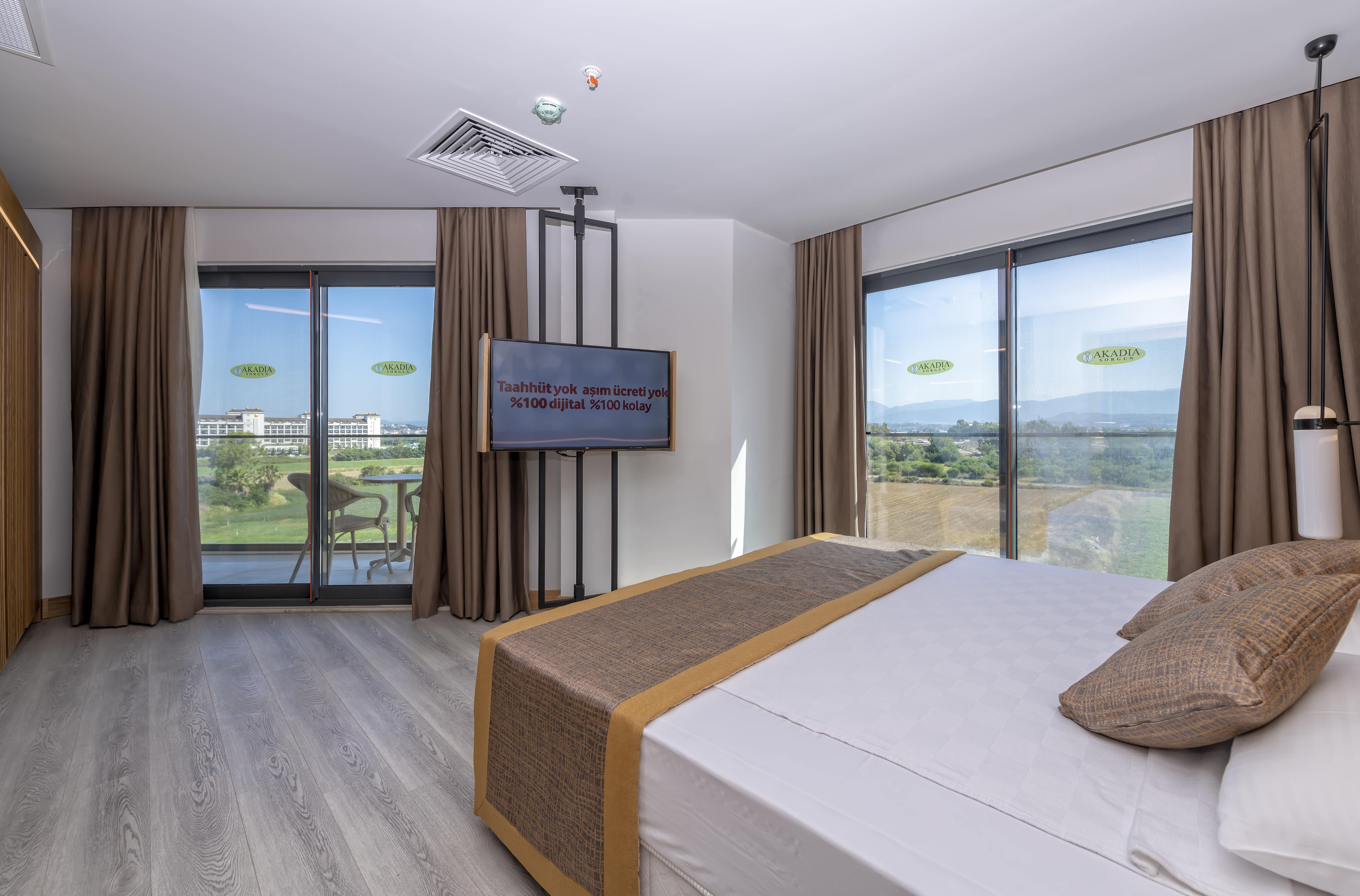 Room, Double Bed, Land View